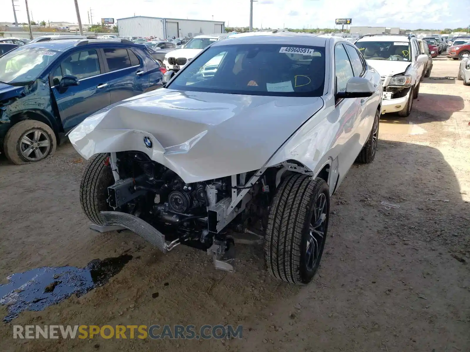 2 Photograph of a damaged car 5UXCY4C08M9H25552 BMW X6 2021
