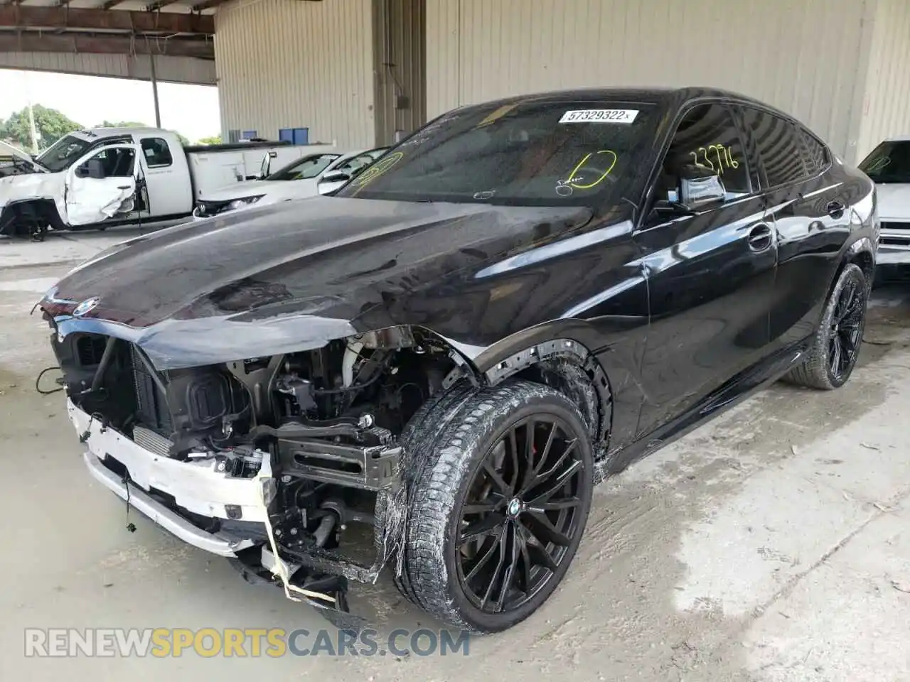 2 Photograph of a damaged car 5UXCY4C0XM9E66112 BMW X6 2021
