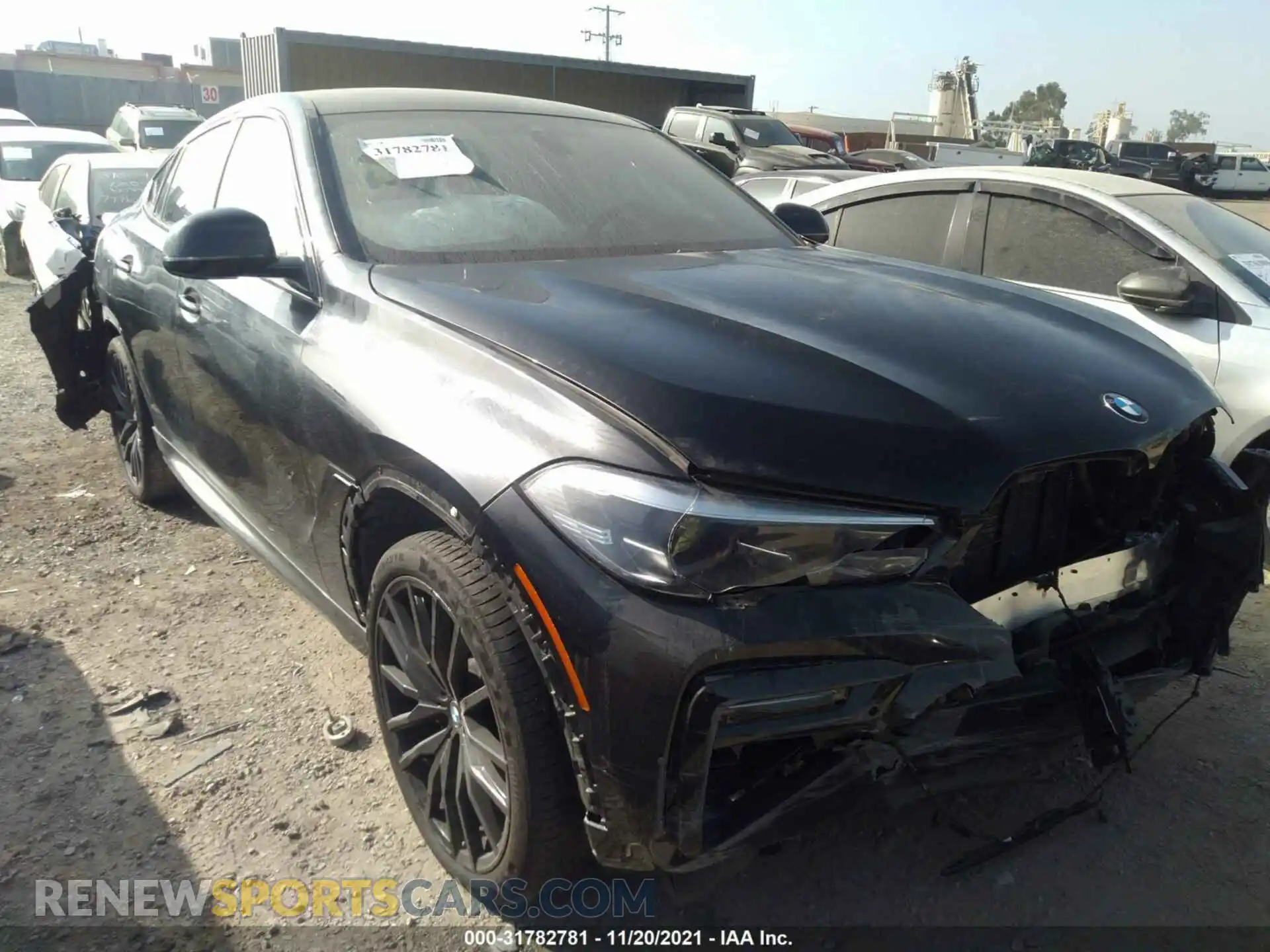 1 Photograph of a damaged car 5UXCY4C0XM9G44214 BMW X6 2021