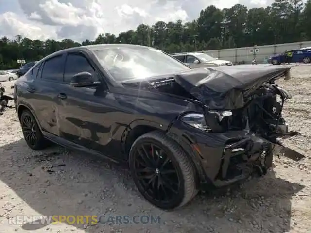 1 Photograph of a damaged car 5UXCY4C0XM9H29361 BMW X6 2021