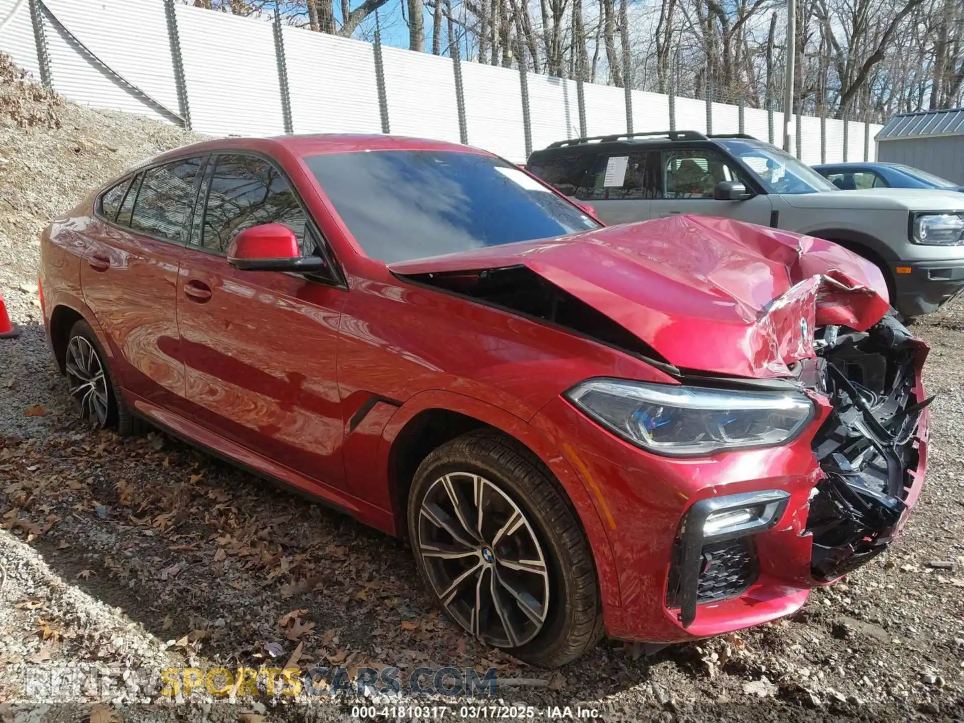 1 Photograph of a damaged car 5UXCY6C01M9F72797 BMW X6 2021