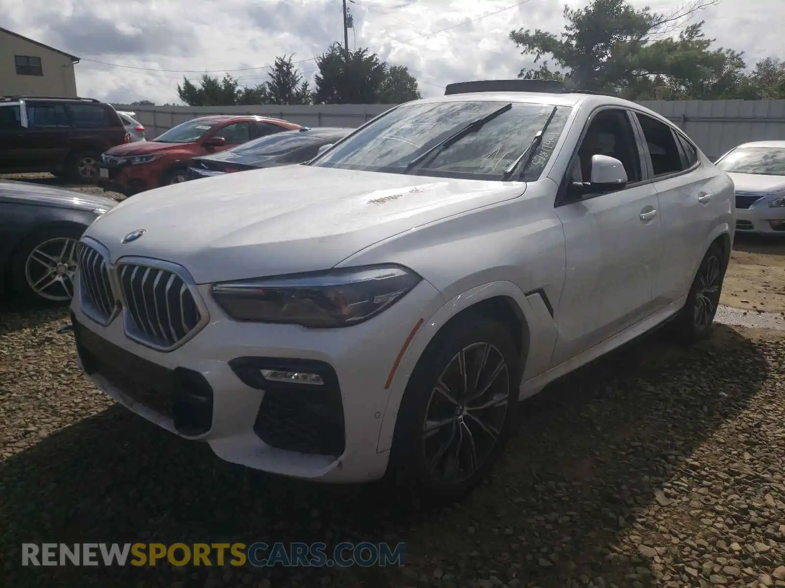 2 Photograph of a damaged car 5UXCY6C03M9E08225 BMW X6 2021