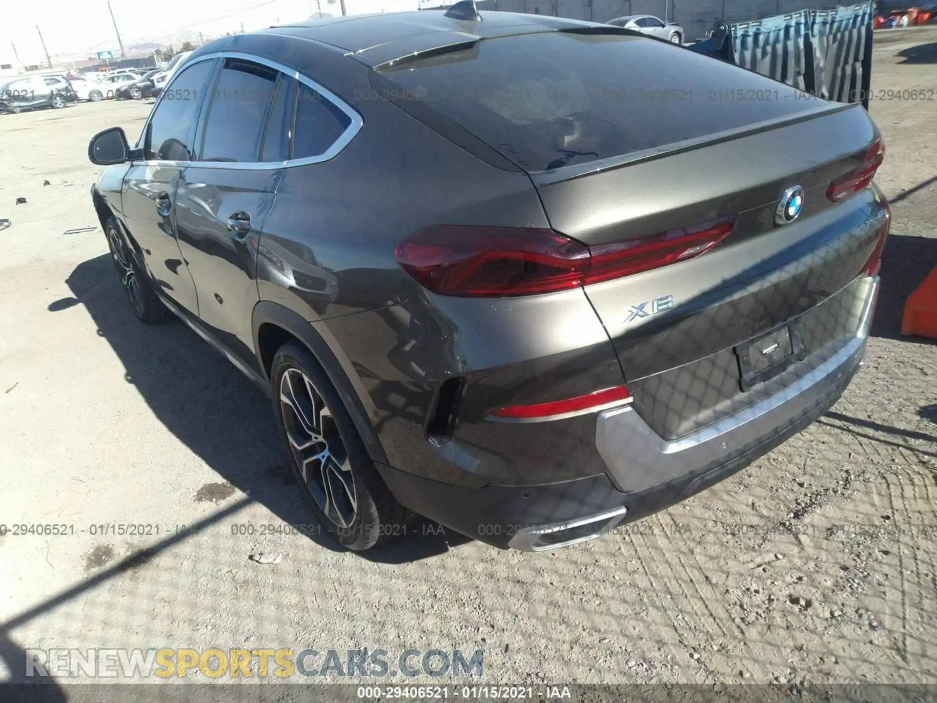 3 Photograph of a damaged car 5UXCY6C03M9E18267 BMW X6 2021