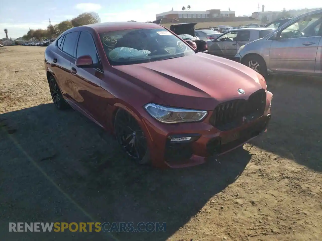 1 Photograph of a damaged car 5UXCY6C03M9H13806 BMW X6 2021