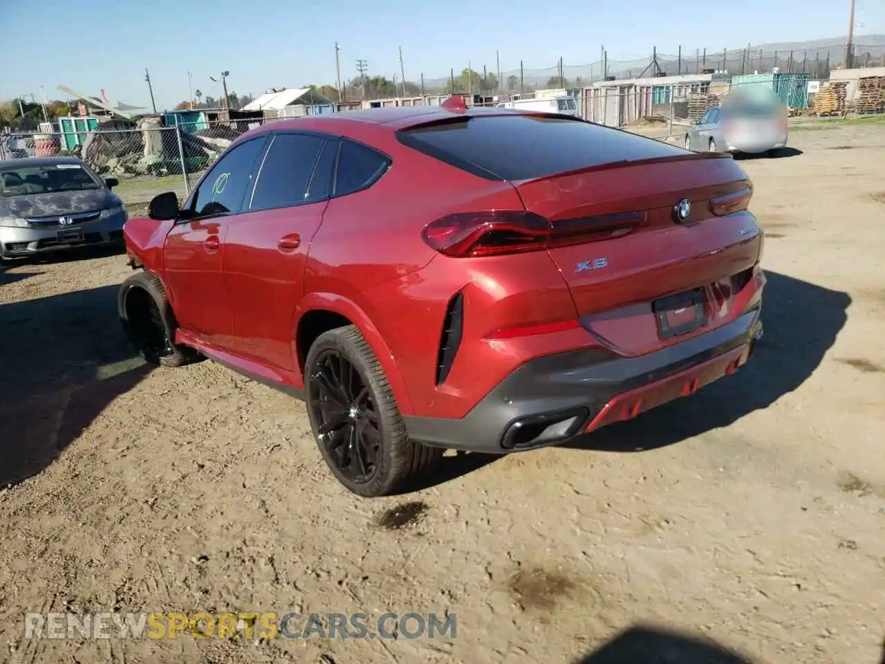 3 Photograph of a damaged car 5UXCY6C03M9H13806 BMW X6 2021