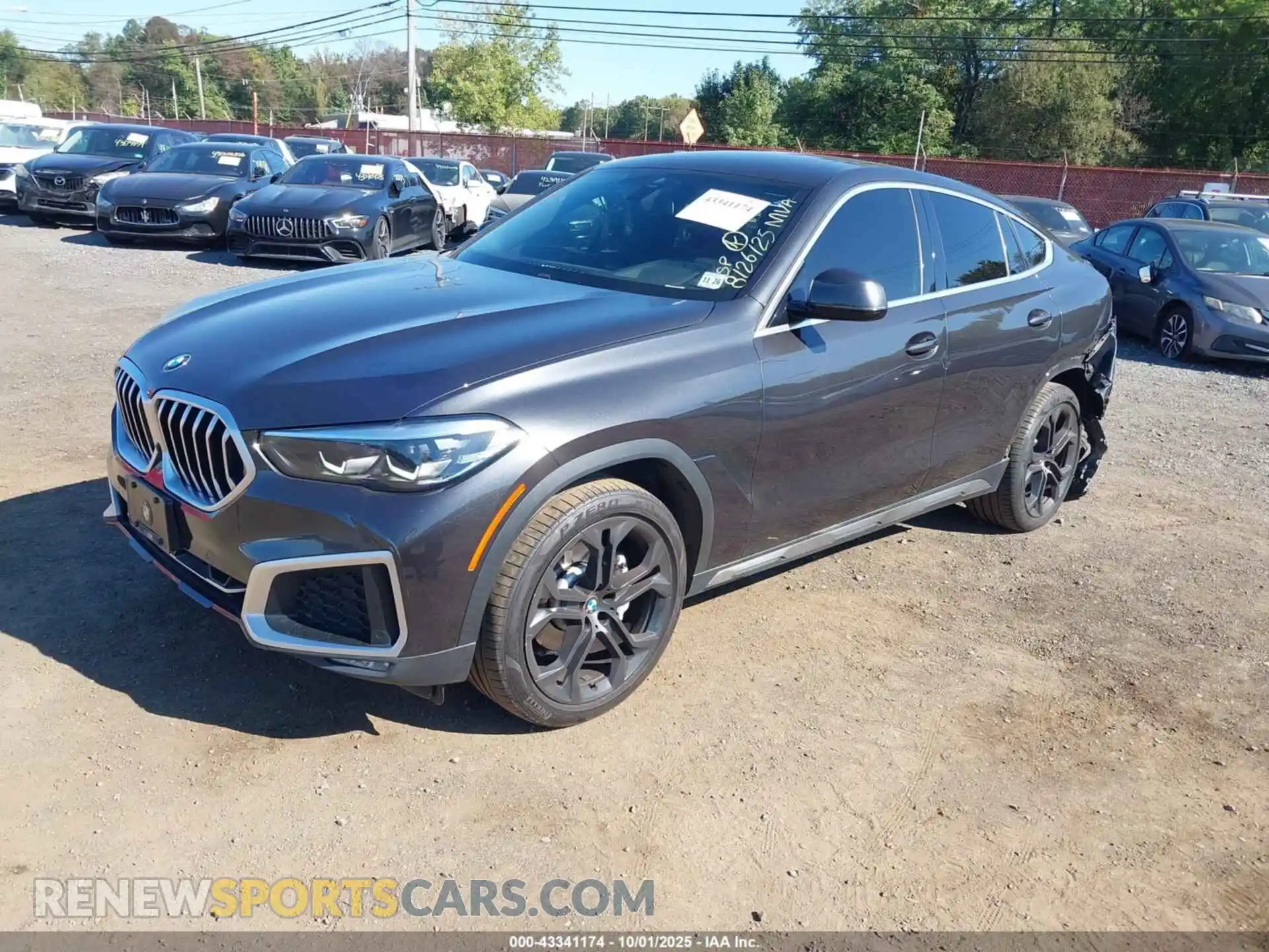 2 Photograph of a damaged car 5UXCY6C05M9G43855 BMW X6 2021
