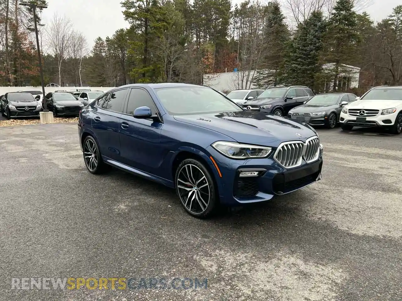 1 Photograph of a damaged car 5UXCY6C07M9E08681 BMW X6 2021