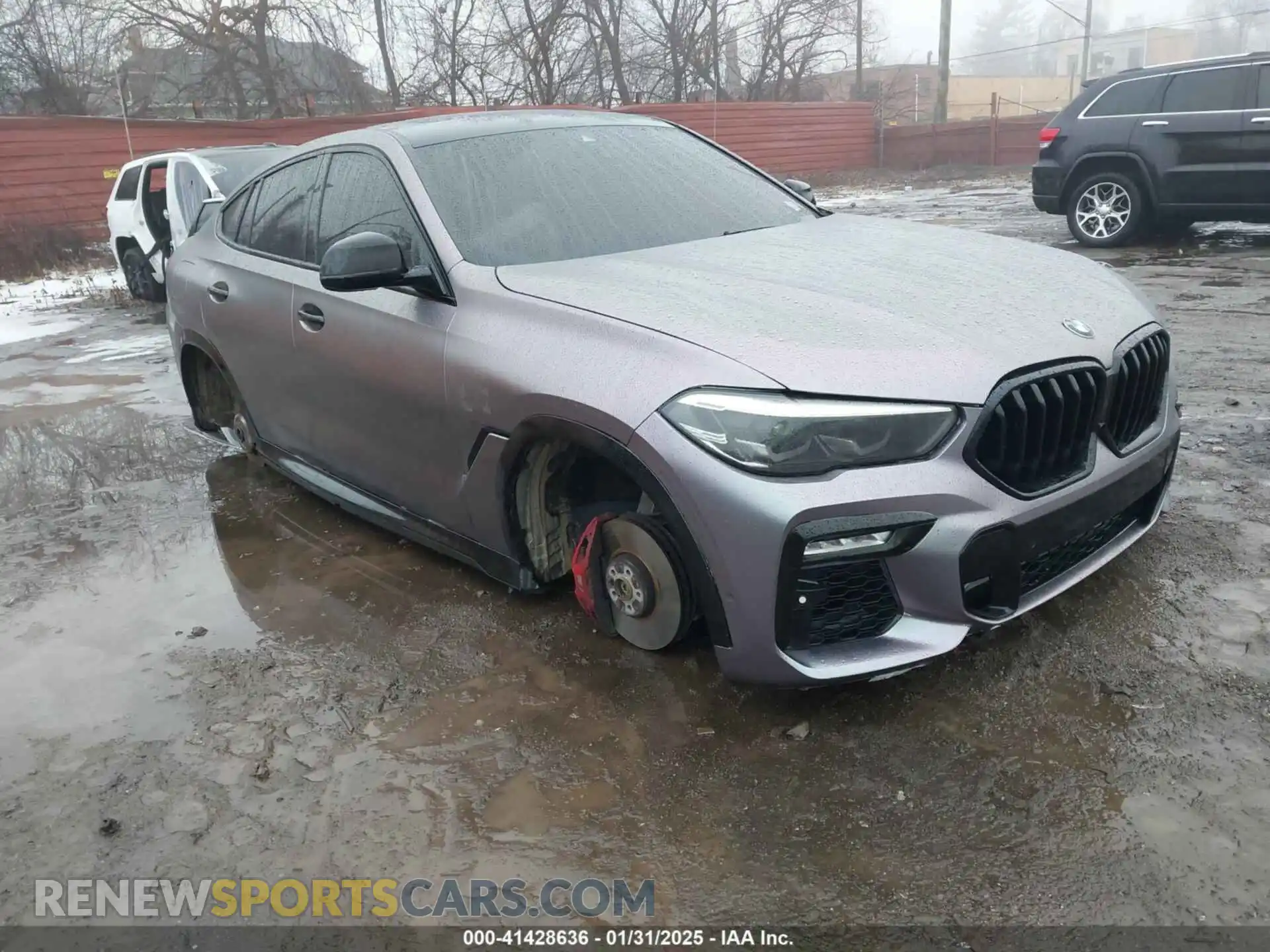 1 Photograph of a damaged car 5UXCY6C07M9G44005 BMW X6 2021