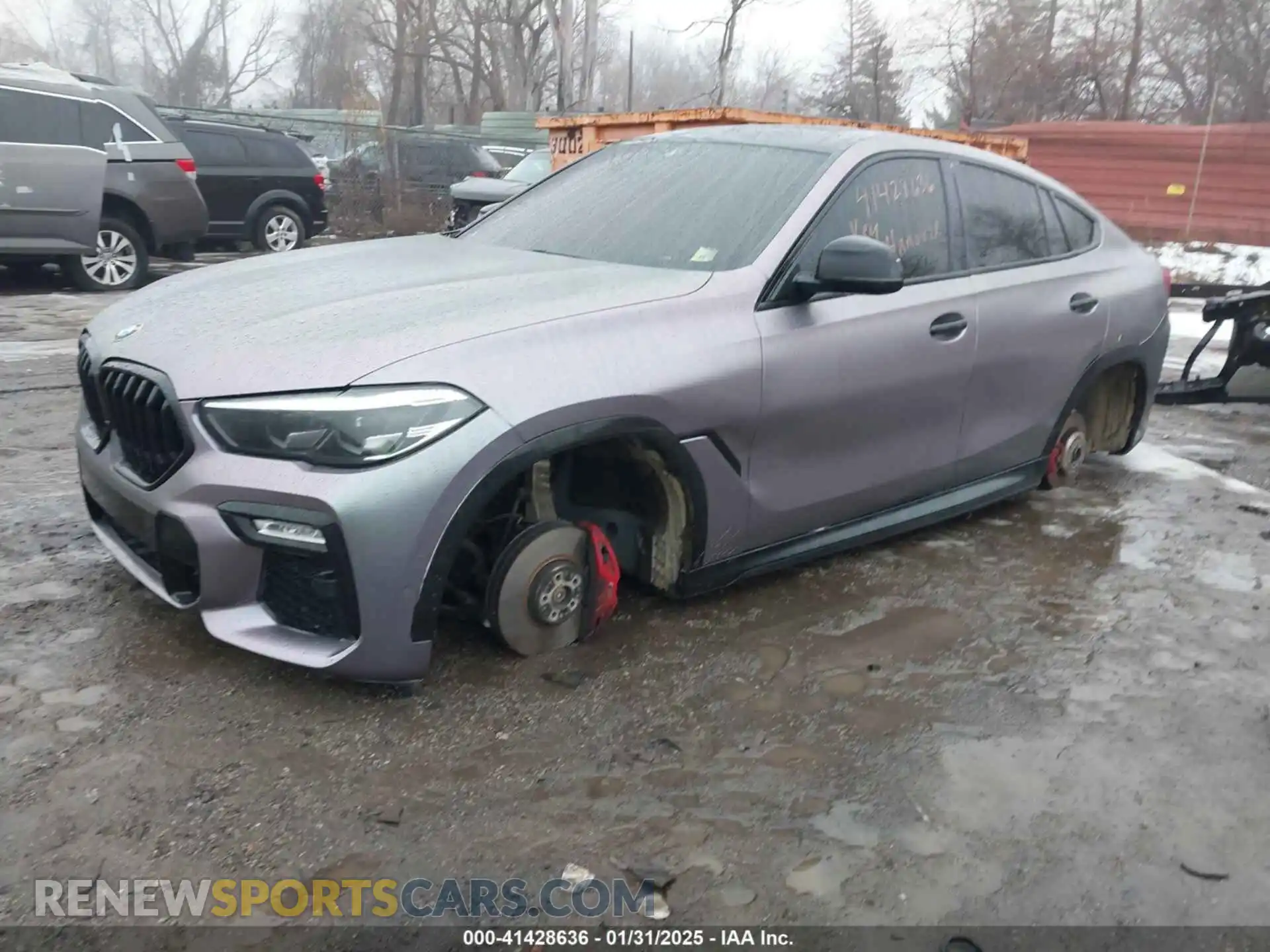 2 Photograph of a damaged car 5UXCY6C07M9G44005 BMW X6 2021