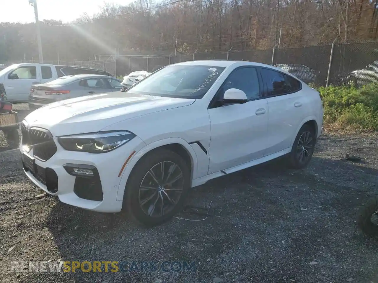 1 Фотография поврежденного автомобиля 5UXCY6C07M9G53044 BMW X6 2021