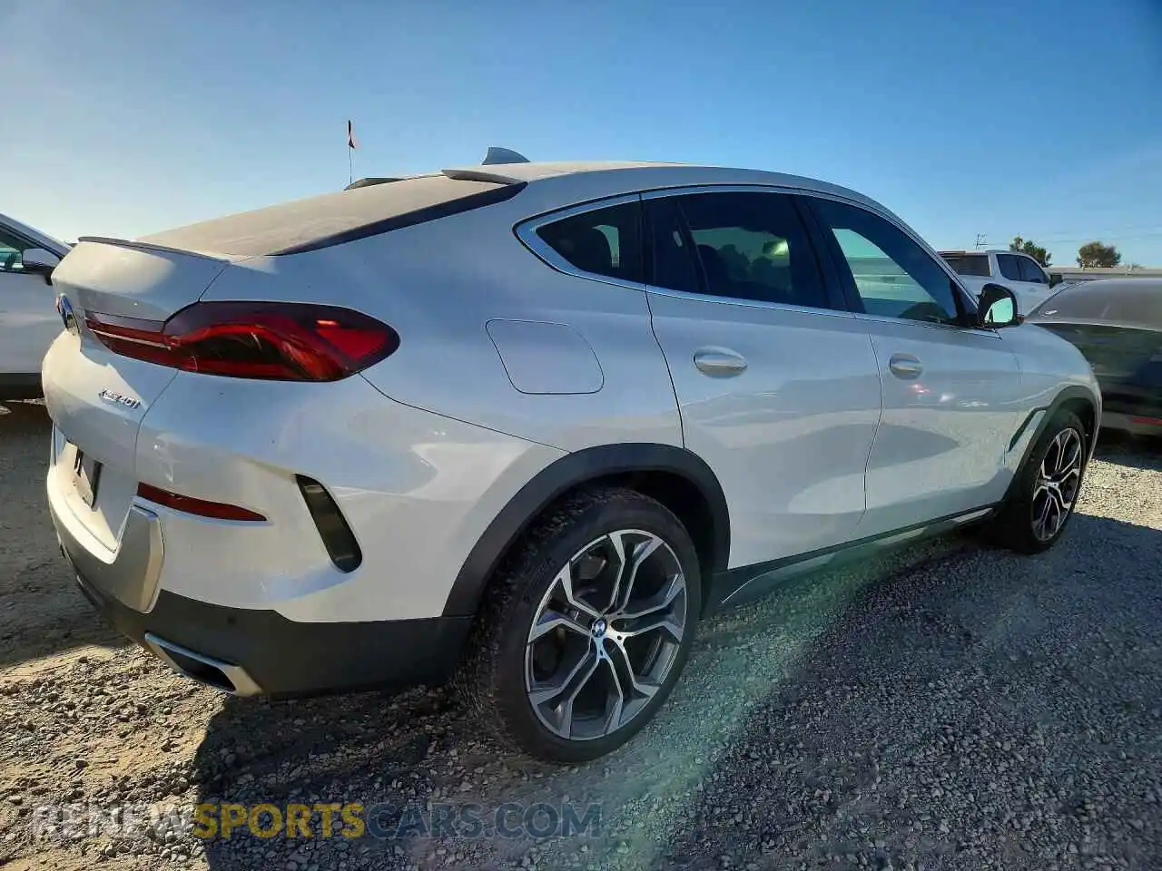 3 Photograph of a damaged car 5UXCY6C08M9D85962 BMW X6 2021