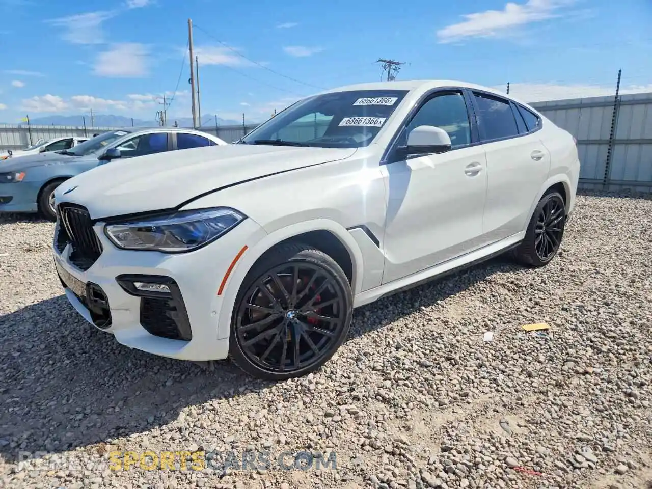 1 Photograph of a damaged car 5UXCY6C08M9F67161 BMW X6 2021