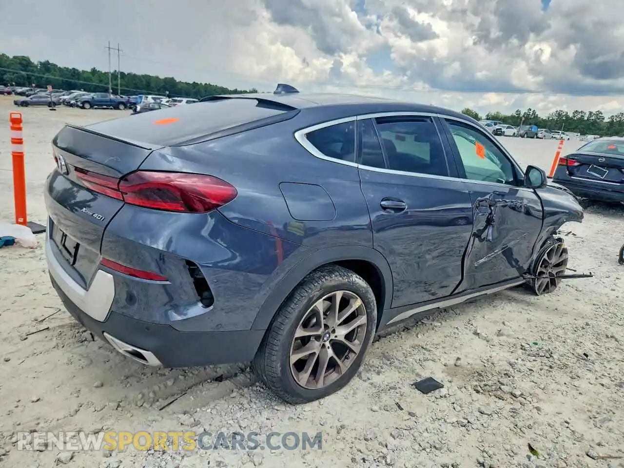 3 fotografías del automóvil dañado 5UXCY6C0XM9E61584 BMW X6 2021