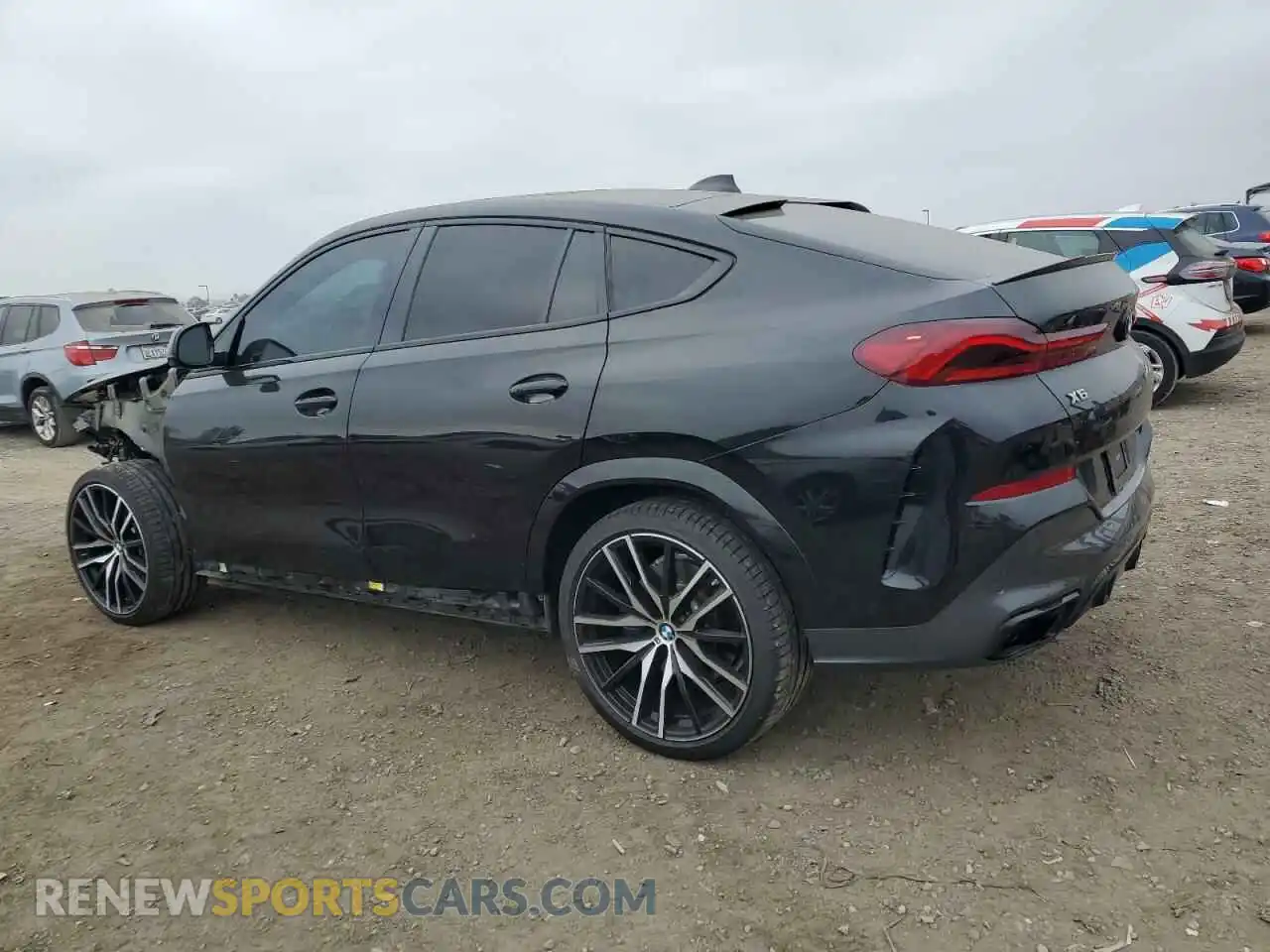 2 Photograph of a damaged car 5UXCY8C00M9E98039 BMW X6 2021