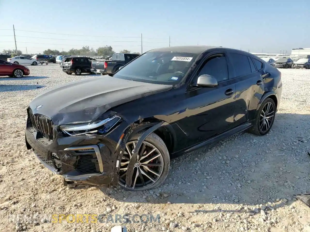 1 Photograph of a damaged car 5UXCY8C01M9H04808 BMW X6 2021