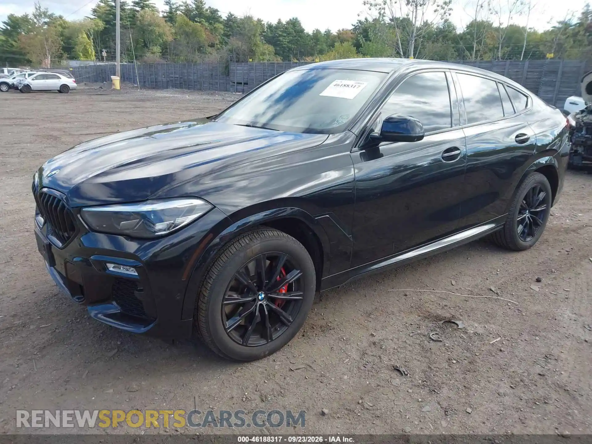 2 fotografías del automóvil dañado 5UXCY8C08M9H32850 BMW X6 2021