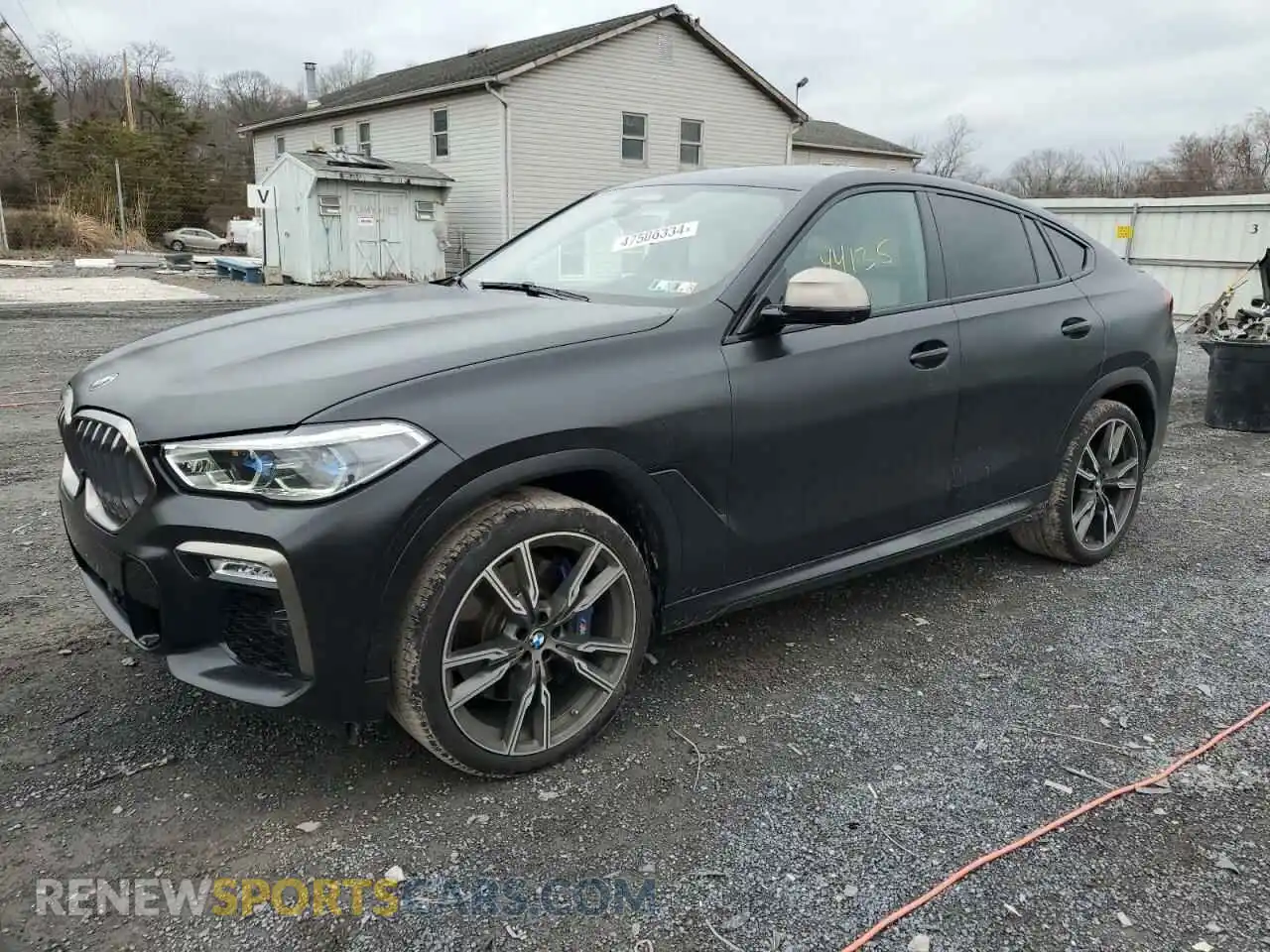 1 Photograph of a damaged car 5UXCY8C09M9E75214 BMW X6 2021