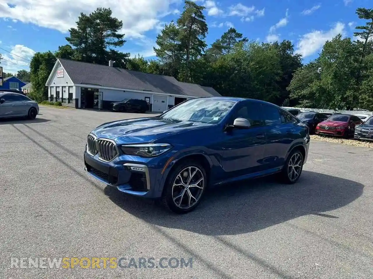 1 Photograph of a damaged car 5UXCY8C09M9H56302 BMW X6 2021