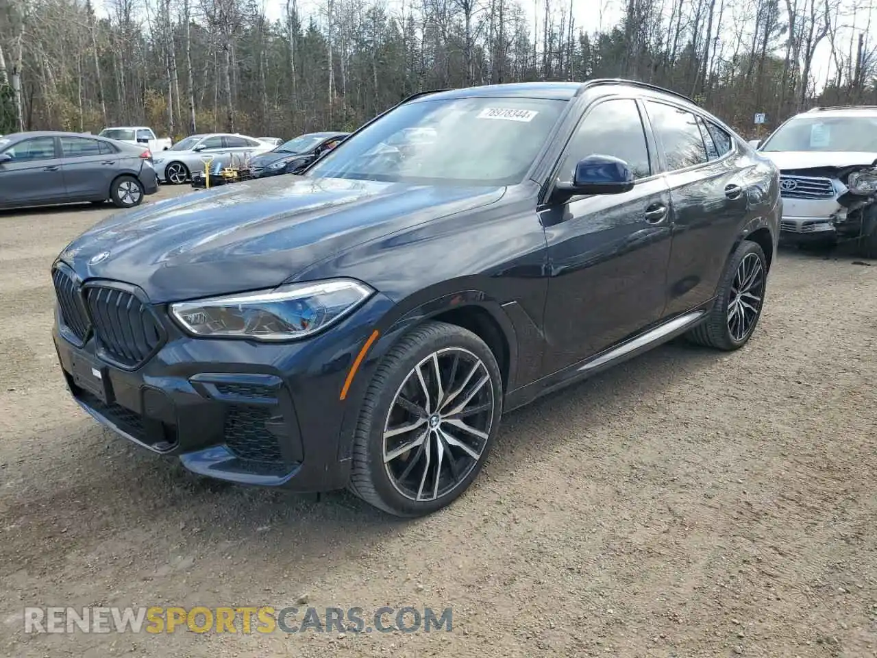 1 Фотография поврежденного автомобиля 5UXCY6C01N9K91081 BMW X6 2022