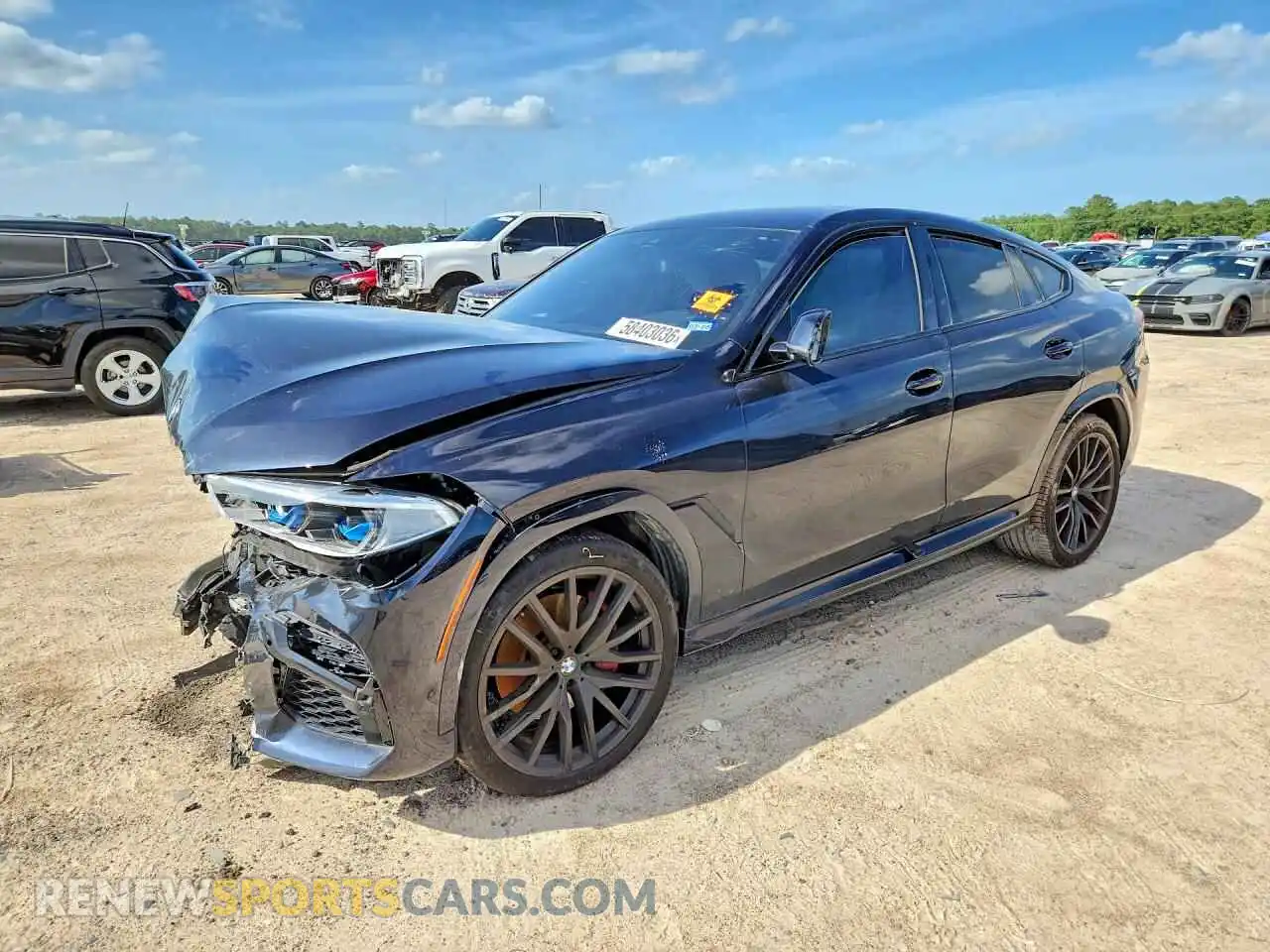 1 Photograph of a damaged car 5UXCY6C01N9L58858 BMW X6 2022