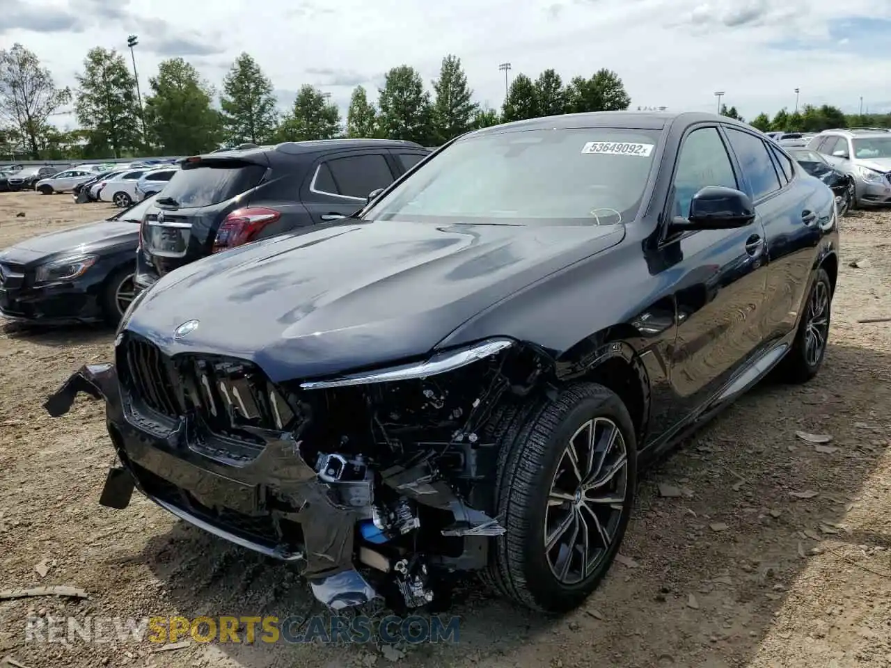 2 Photograph of a damaged car 5UXCY6C02N9L85387 BMW X6 2022