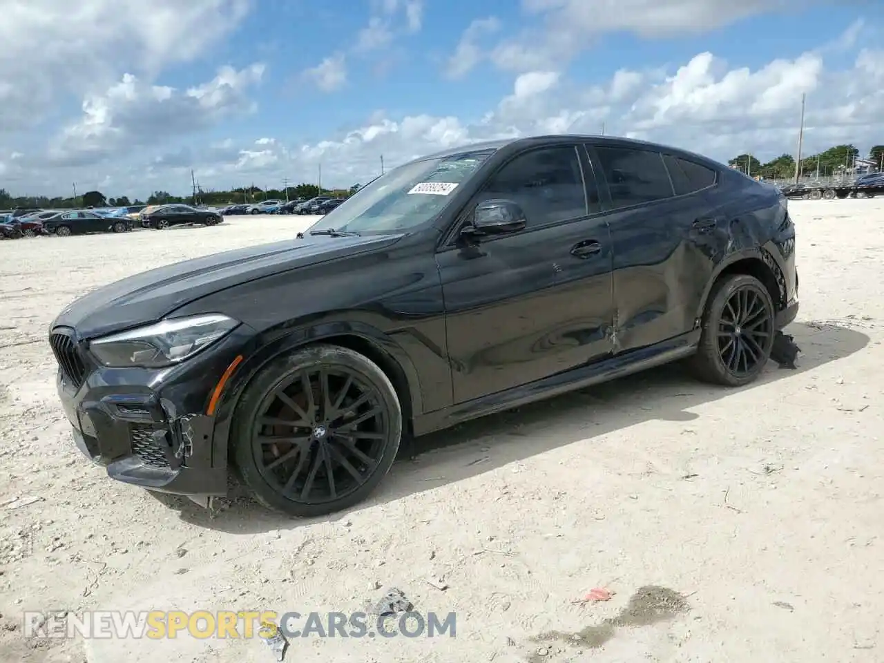 1 Photograph of a damaged car 5UXCY6C07N9L54152 BMW X6 2022