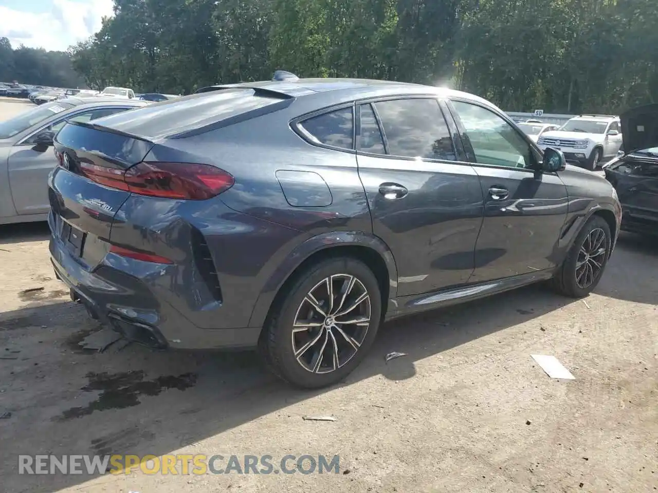 3 fotografías del automóvil dañado 5UXCY6C08N9K78764 BMW X6 2022