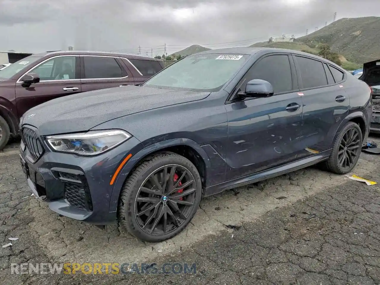 1 fotografías del automóvil dañado 5UXCY8C06N9L34390 BMW X6 2022