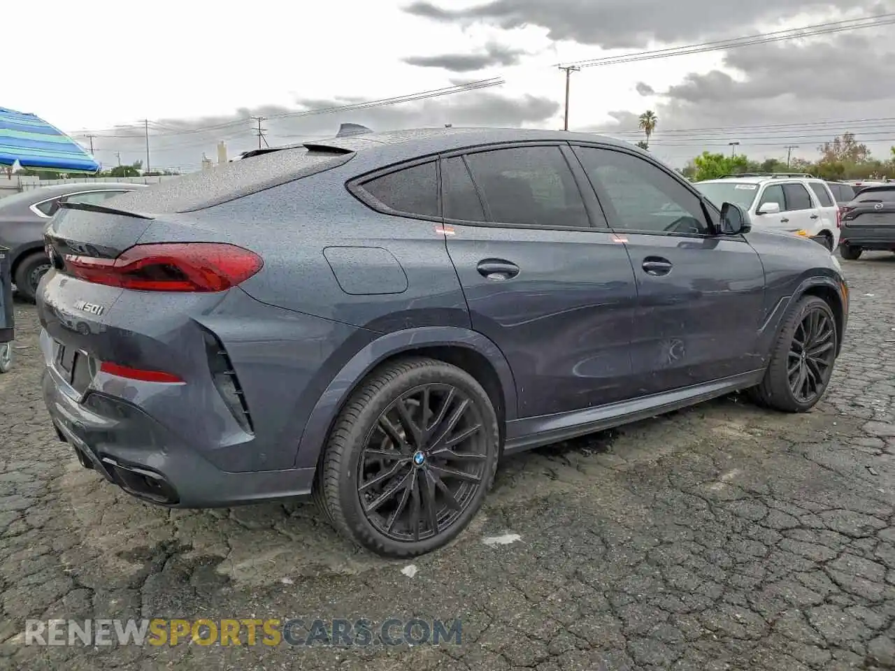 3 fotografías del automóvil dañado 5UXCY8C06N9L34390 BMW X6 2022