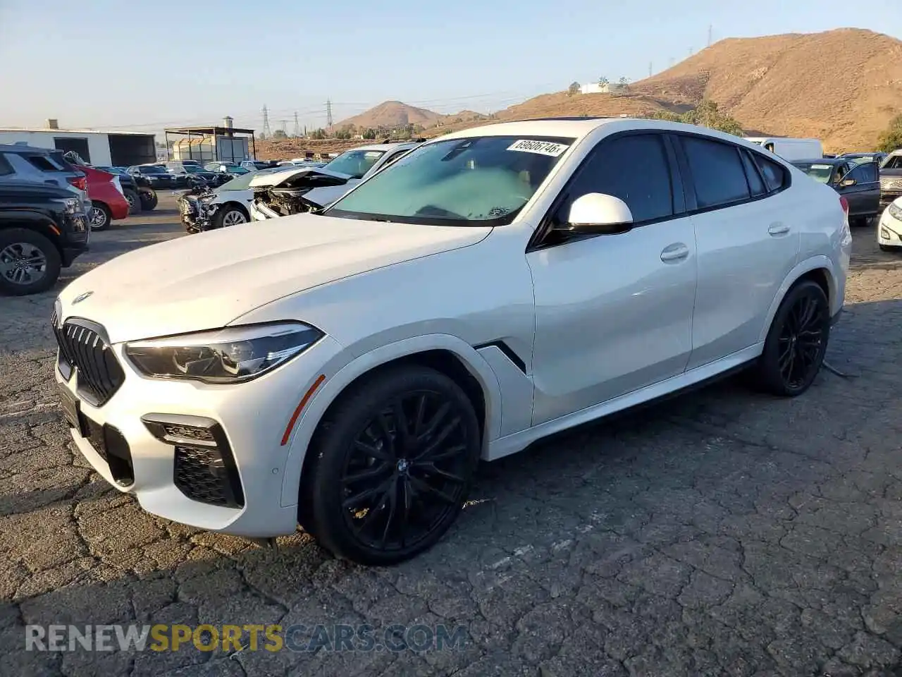 1 fotografías del automóvil dañado 5UXCY6C00P9P28331 BMW X6 2023