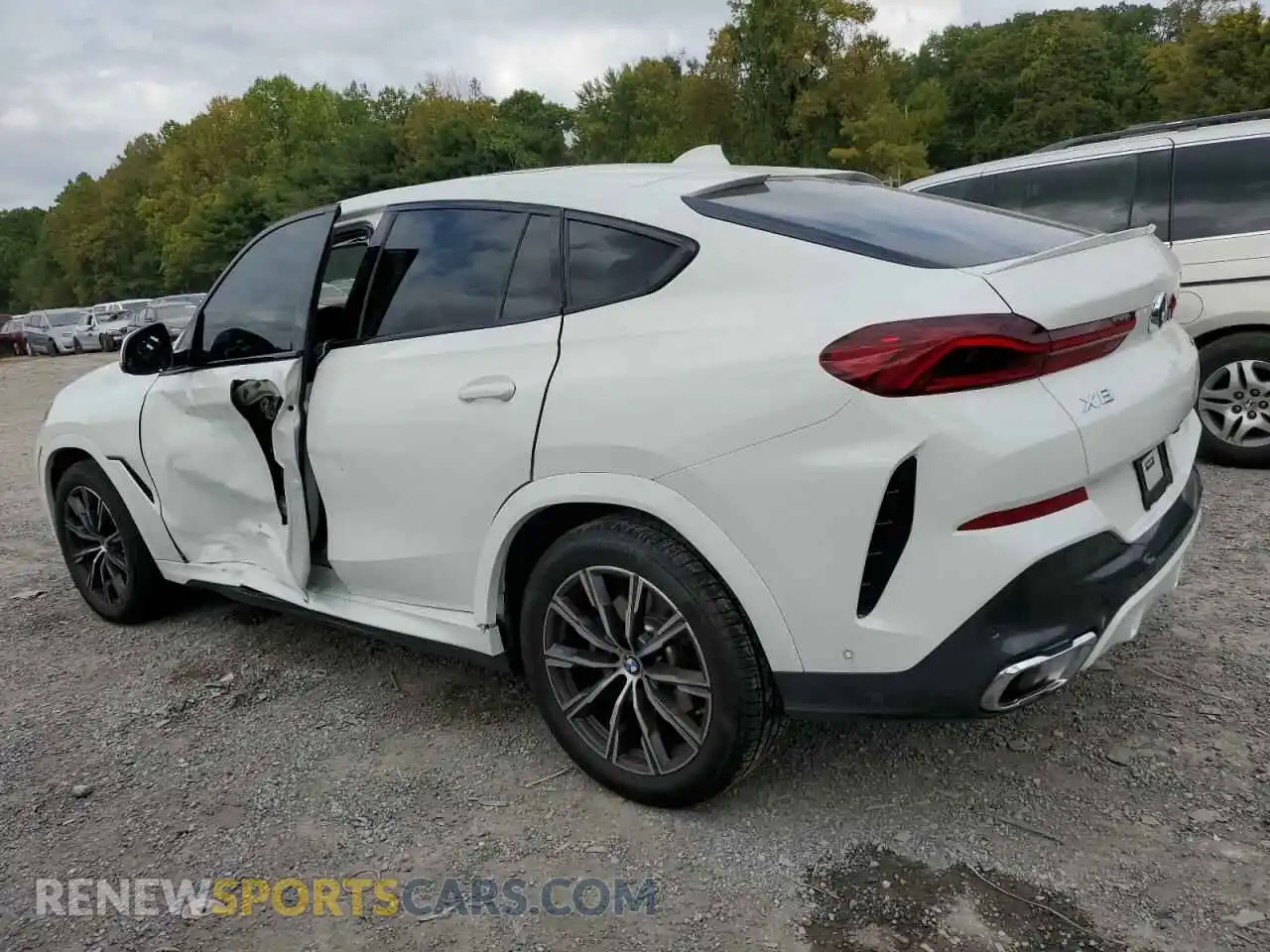 2 Photograph of a damaged car 5UXCY6C01P9R85014 BMW X6 2023