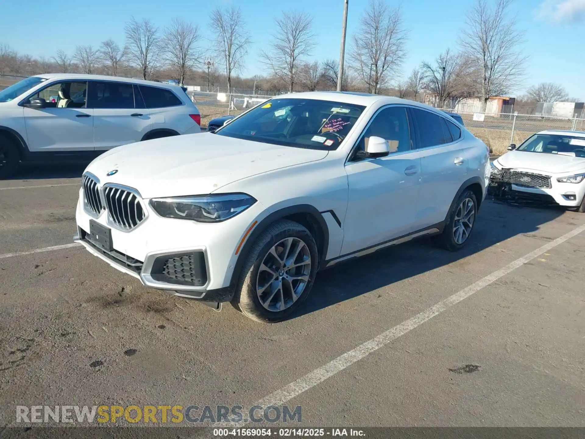 2 fotografías del automóvil dañado 5UXCY6C02P9P45373 BMW X6 2023