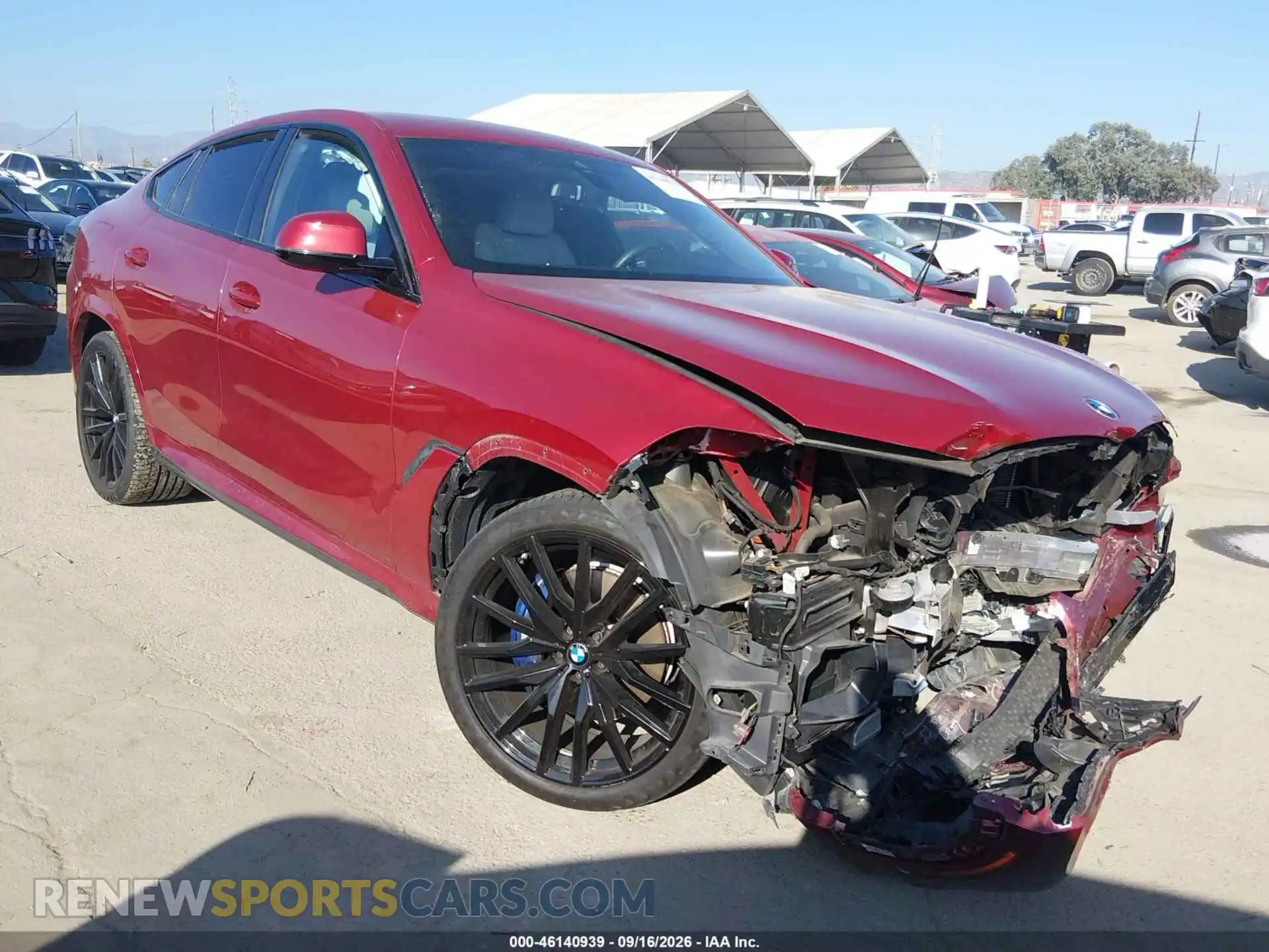 1 Photograph of a damaged car 5UXCY6C02P9R86799 BMW X6 2023