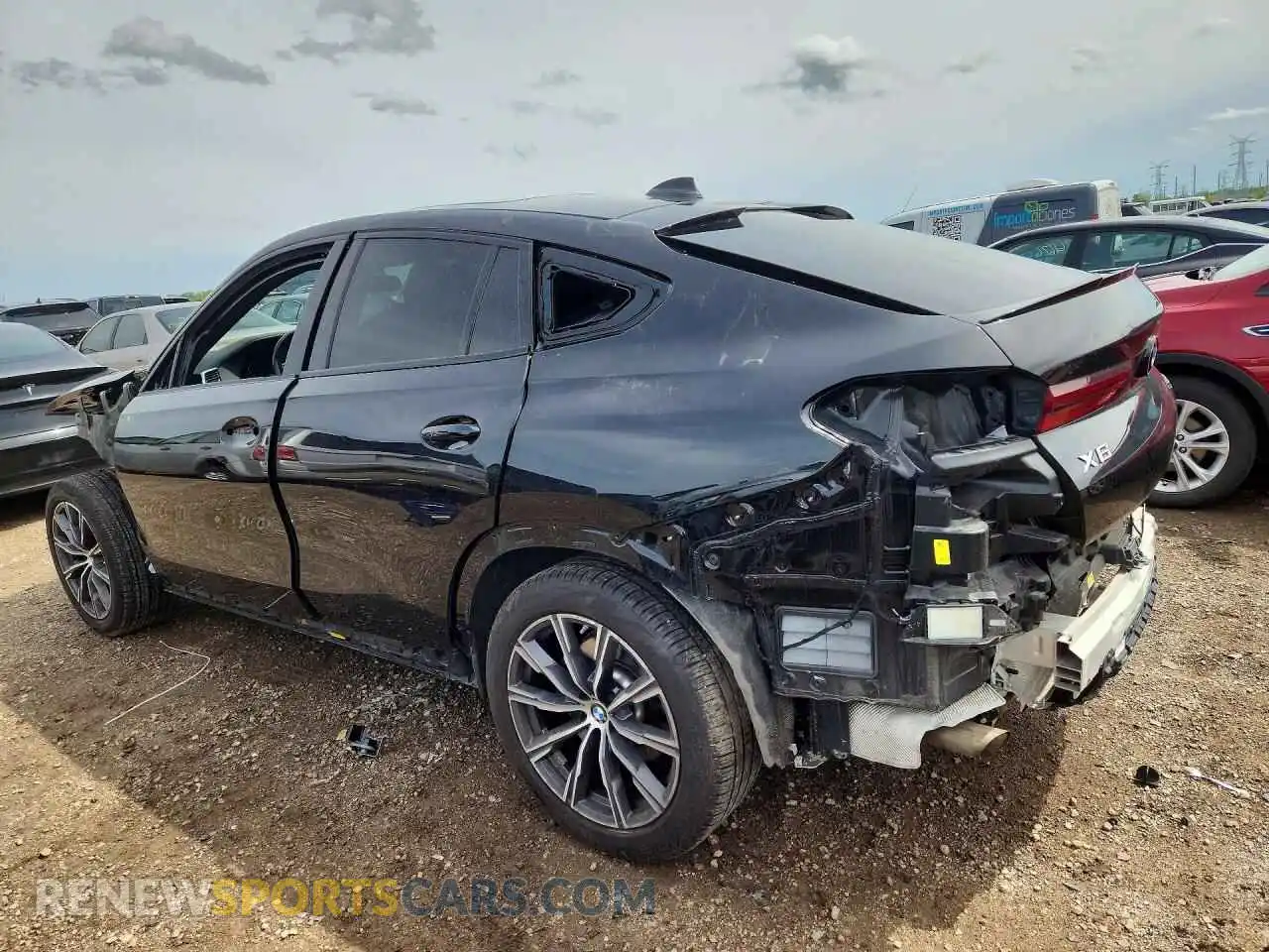 2 Photograph of a damaged car 5UXCY6C03P9P95750 BMW X6 2023