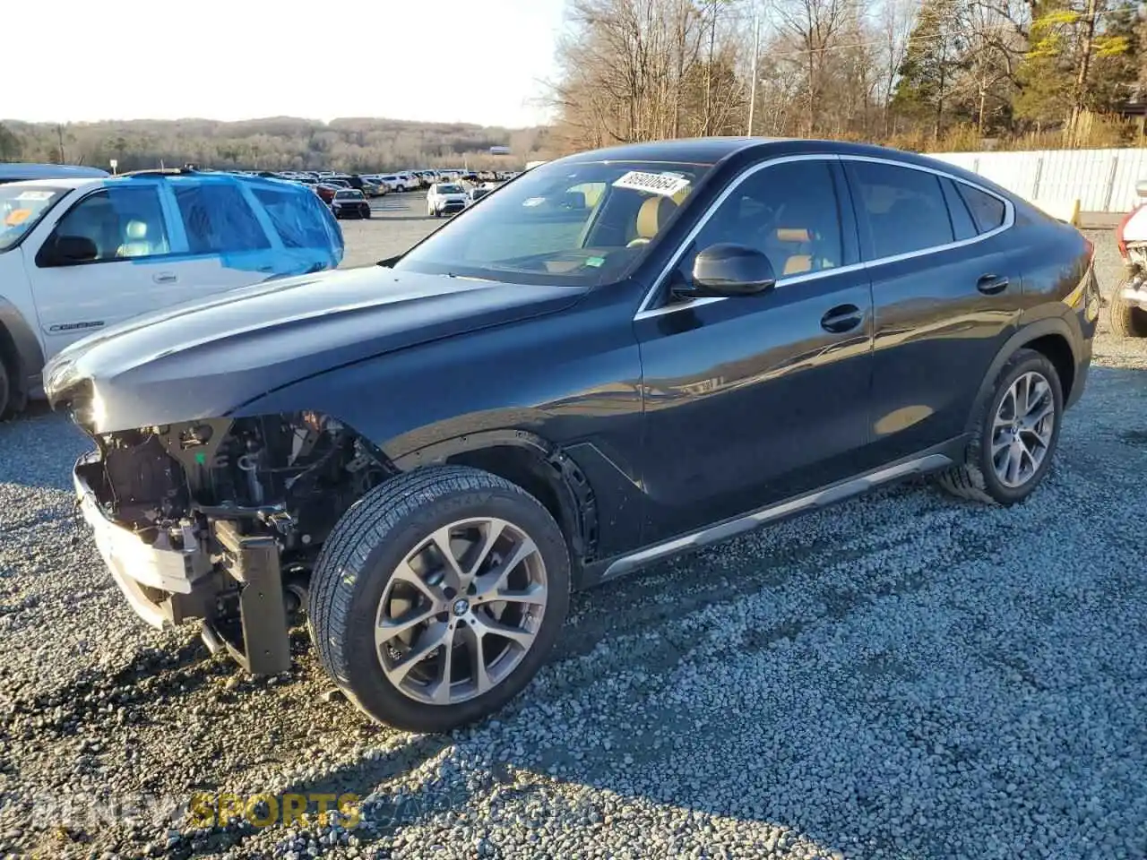 1 Photograph of a damaged car 5UXCY6C04P9P57508 BMW X6 2023