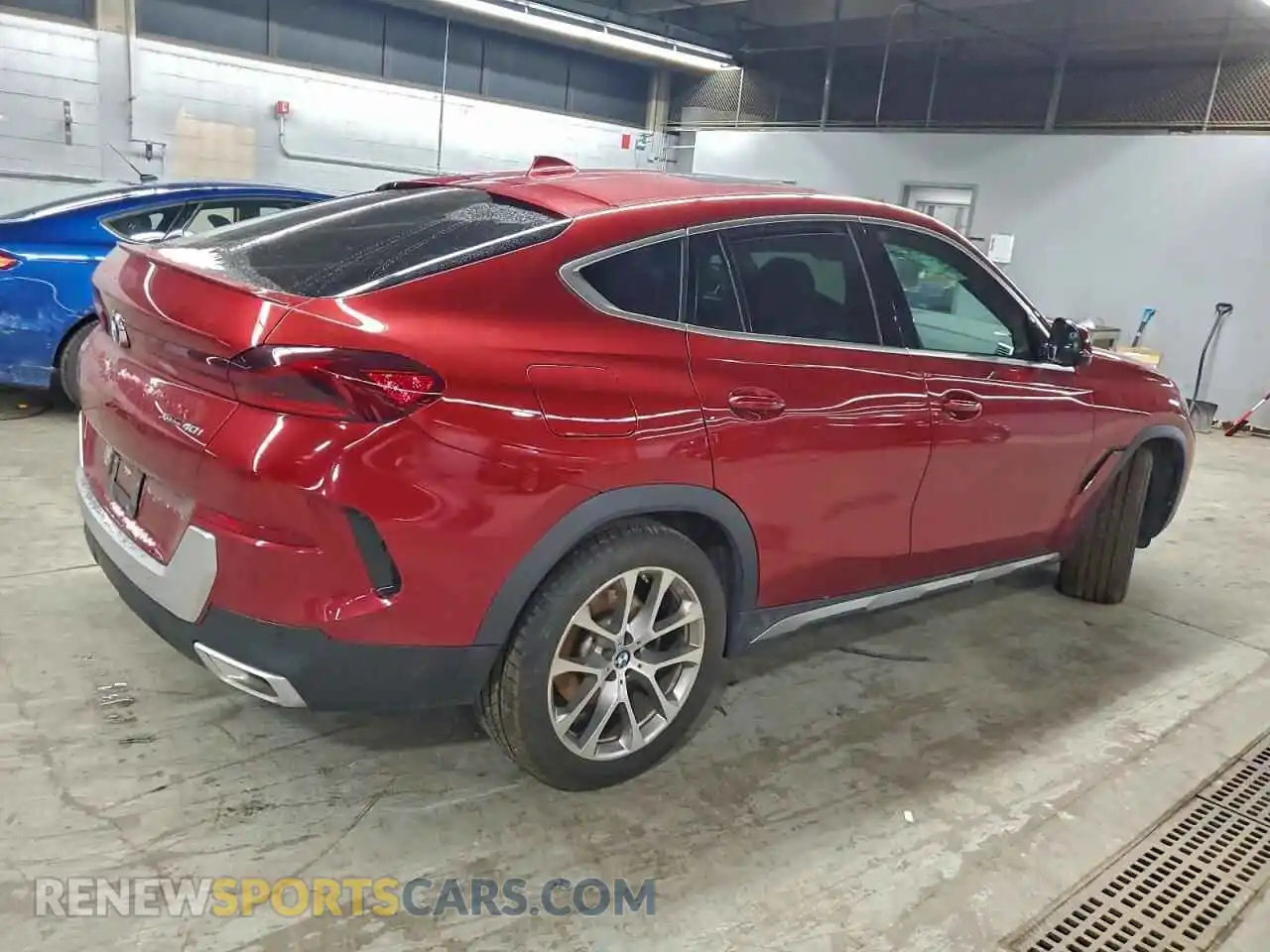 3 Photograph of a damaged car 5UXCY6C05P9N73310 BMW X6 2023