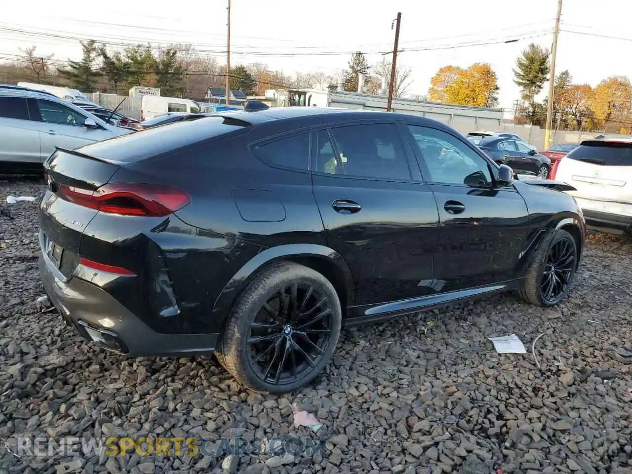 3 Photograph of a damaged car 5UXCY6C05P9P96074 BMW X6 2023