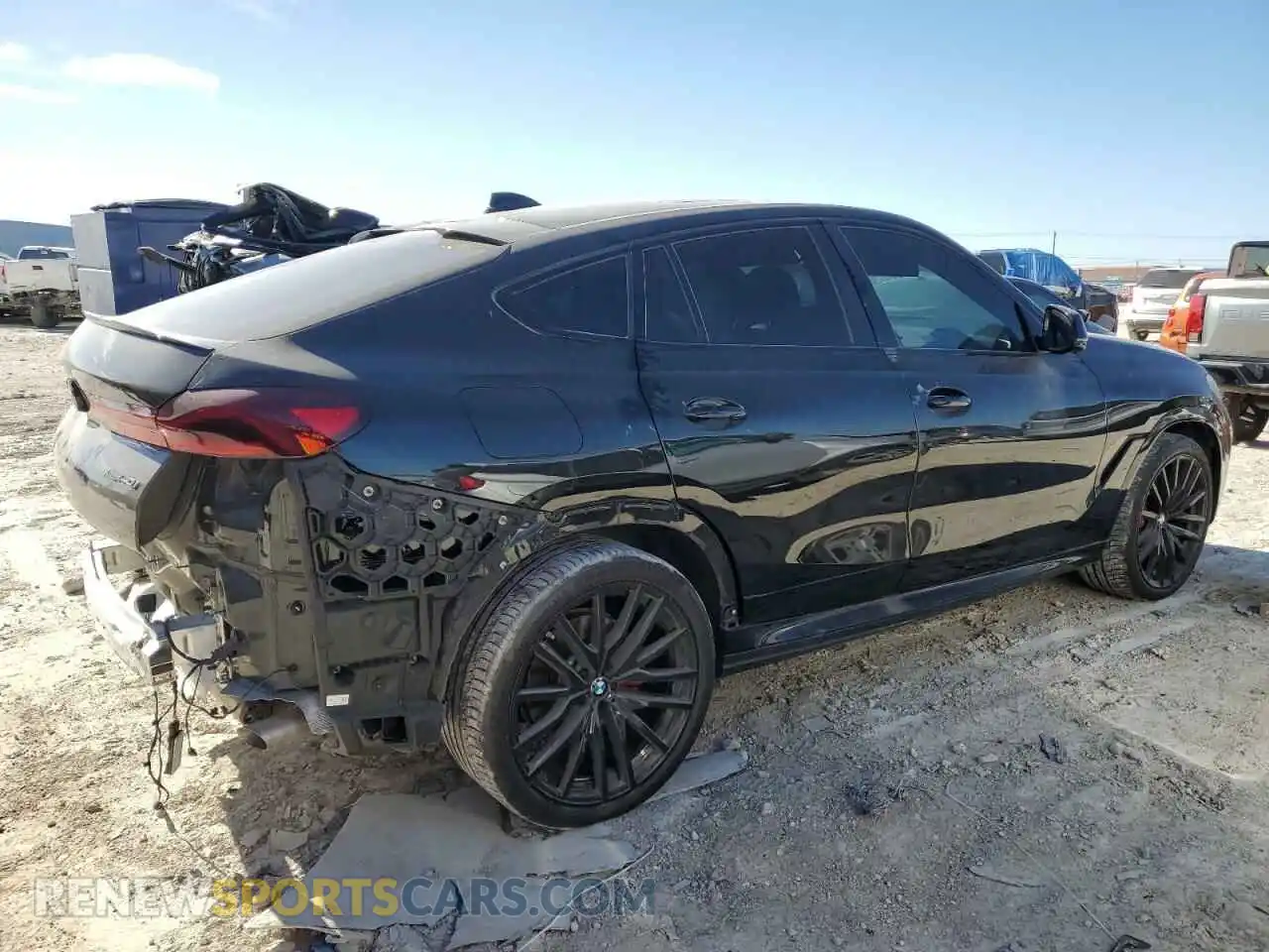 3 Photograph of a damaged car 5UXCY6C06P9N44544 BMW X6 2023