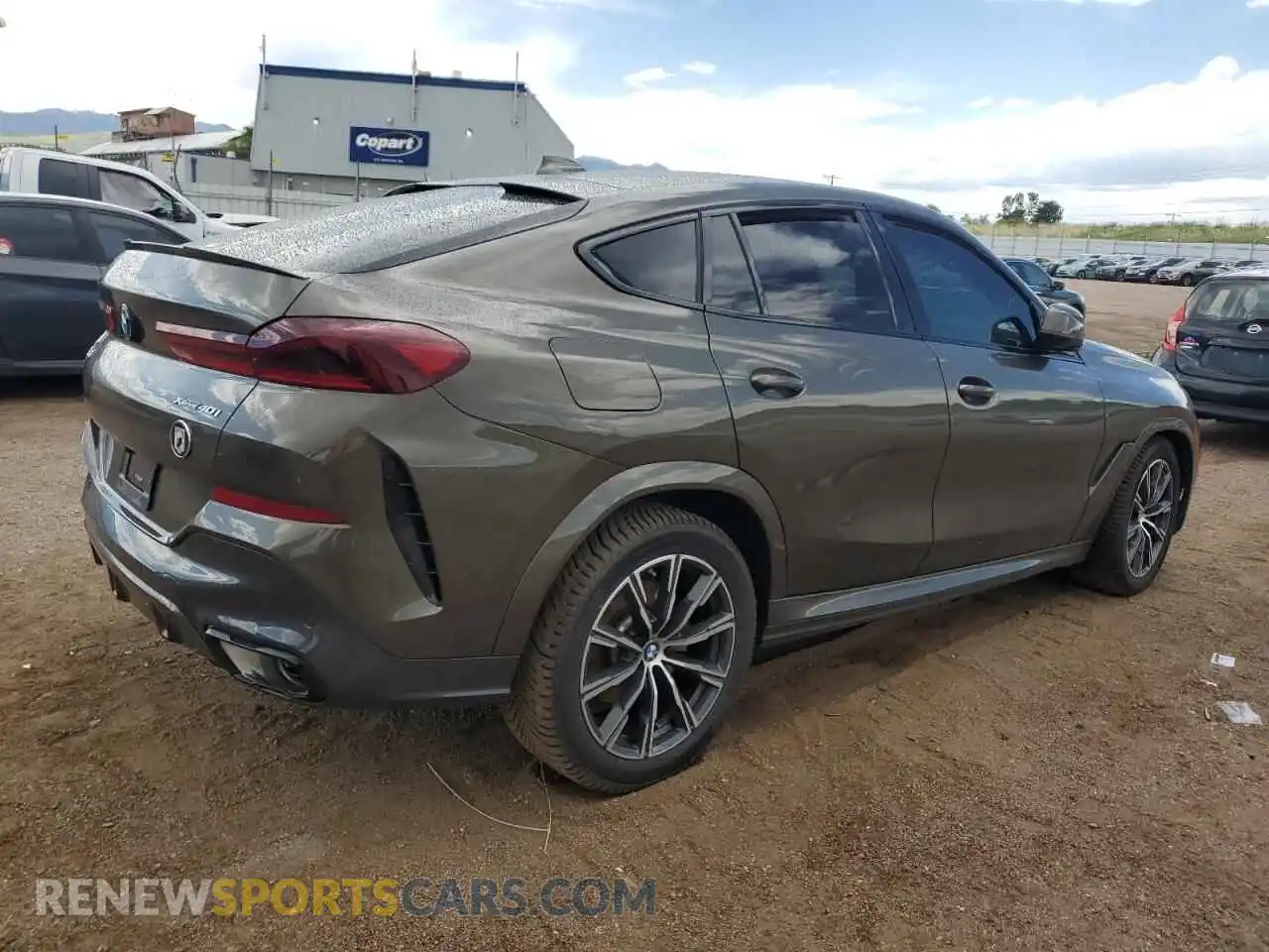 3 Фотография поврежденного автомобиля 5UXCY6C06P9N76538 BMW X6 2023