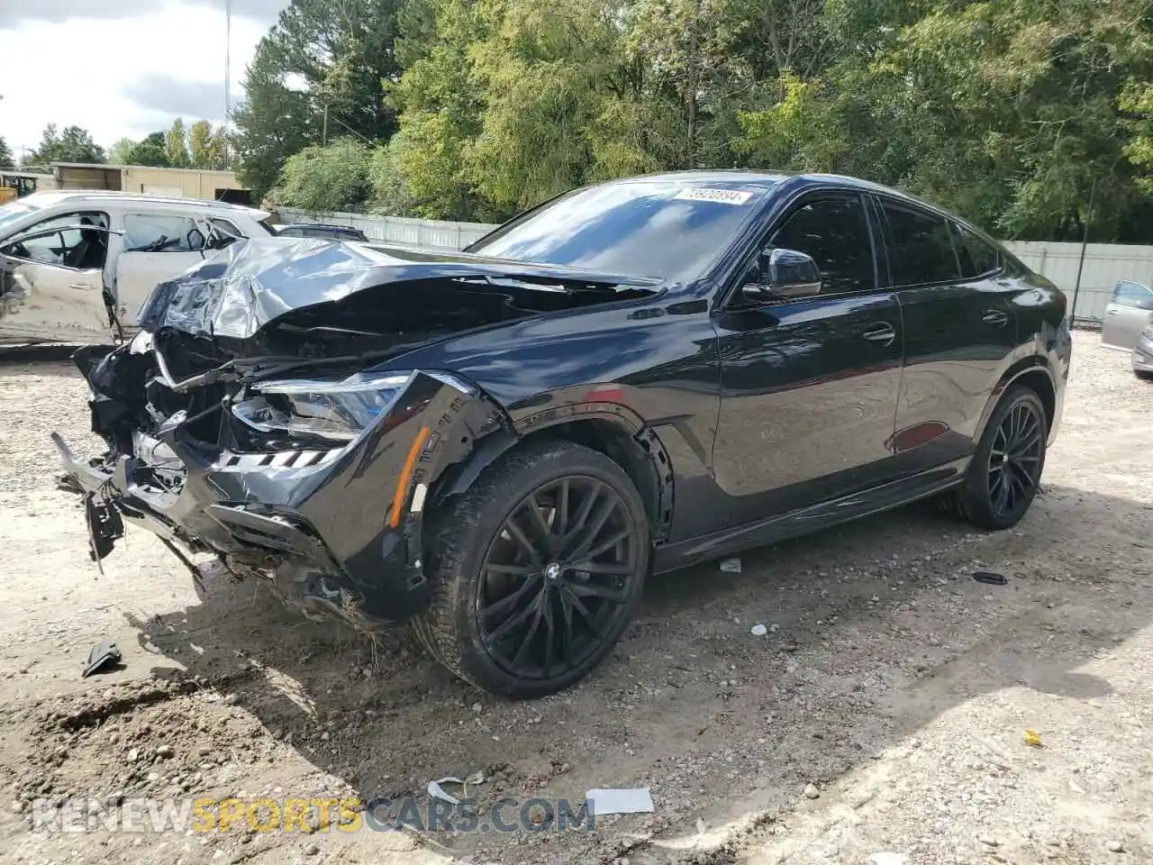 1 Photograph of a damaged car 5UXCY6C07P9N99665 BMW X6 2023