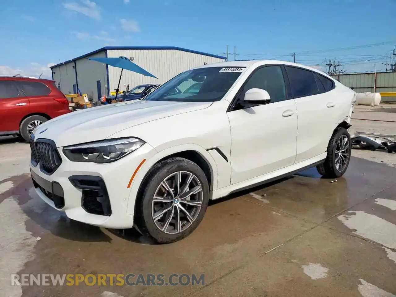 1 Photograph of a damaged car 5UXCY6C08P9N77173 BMW X6 2023