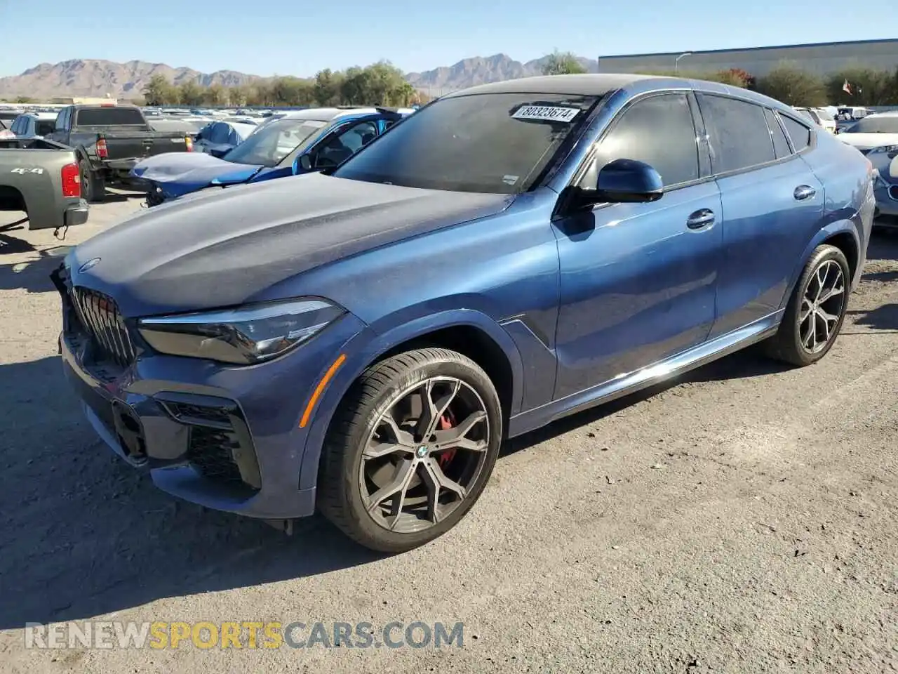 1 Photograph of a damaged car 5UXCY6C08P9R17891 BMW X6 2023