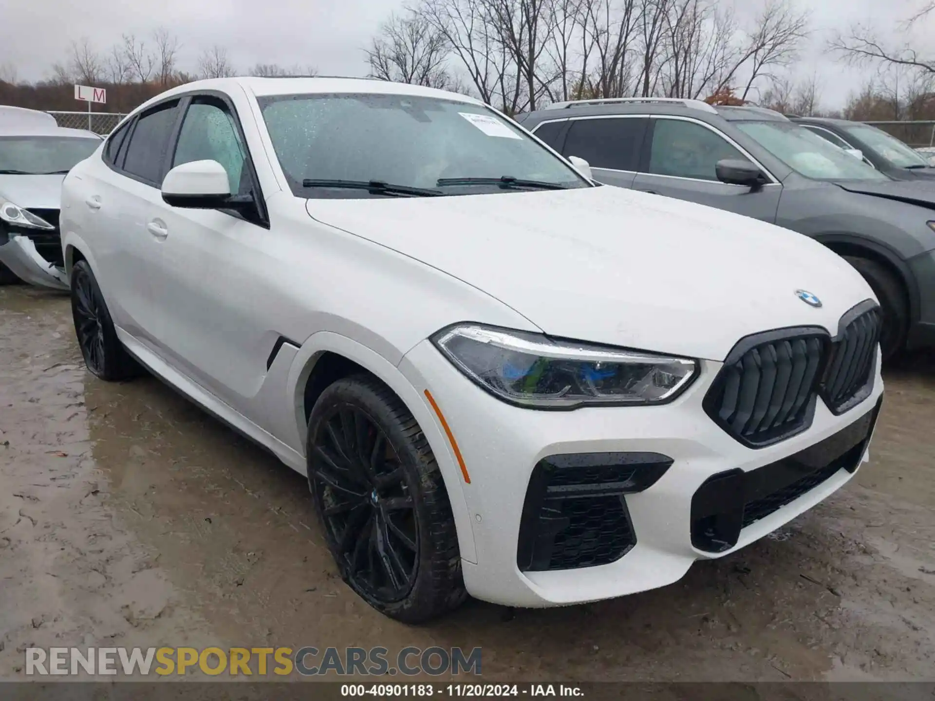1 Photograph of a damaged car 5UXCY6C08P9R69327 BMW X6 2023