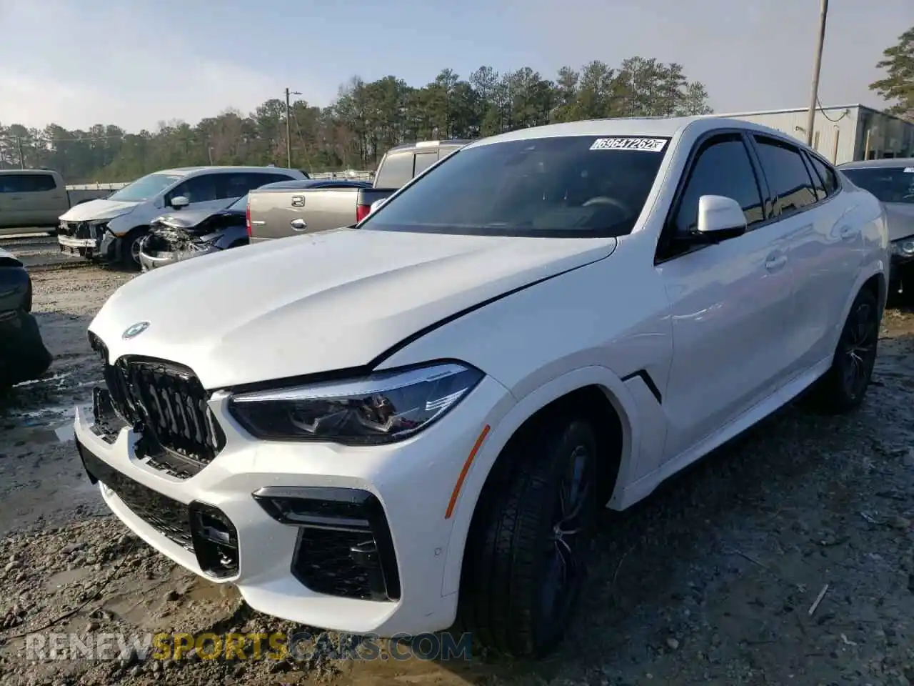 1 Photograph of a damaged car 5UXCY6C09P9N57093 BMW X6 2023