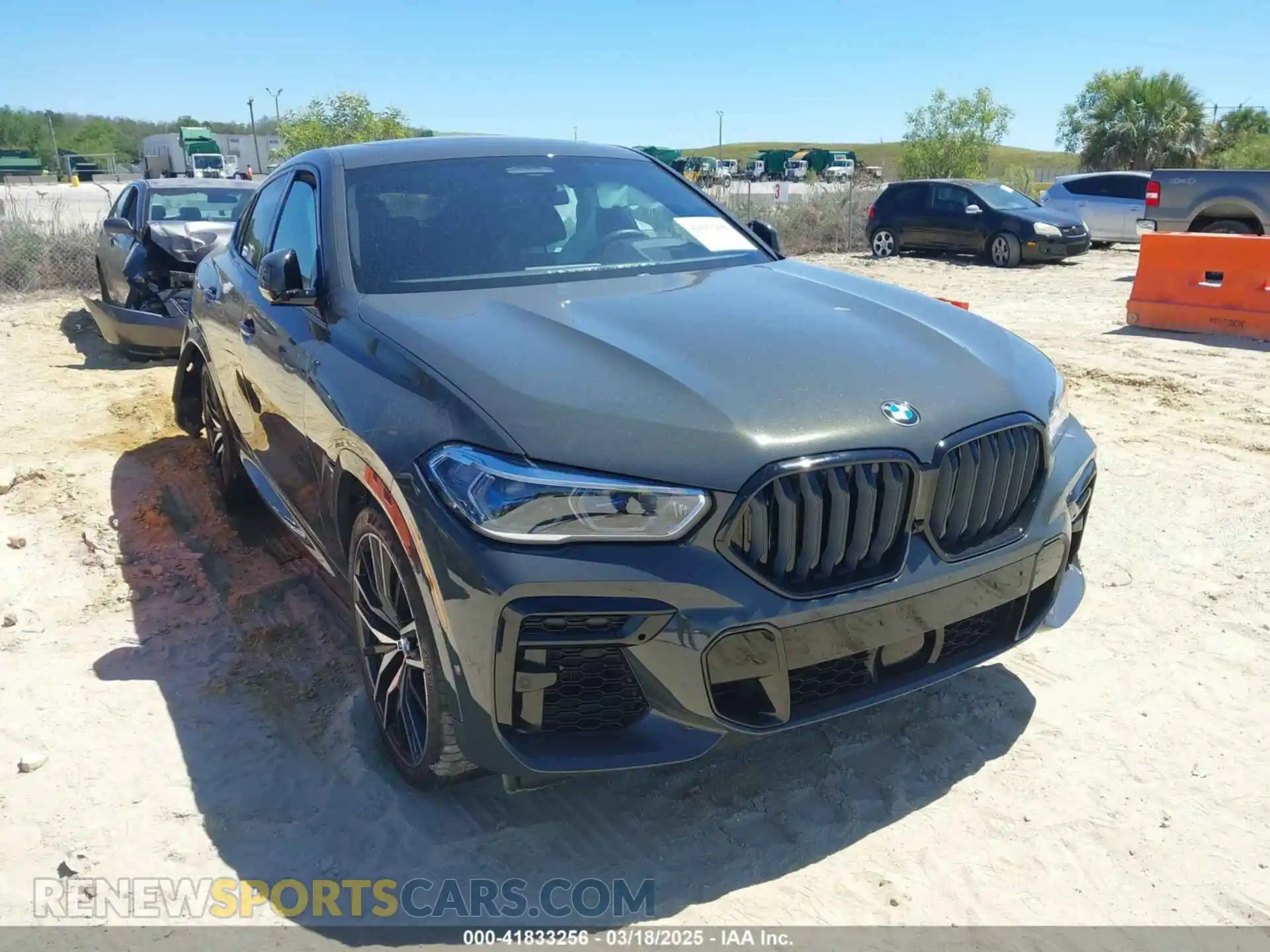 1 Photograph of a damaged car 5UXCY8C00P9P74785 BMW X6 2023
