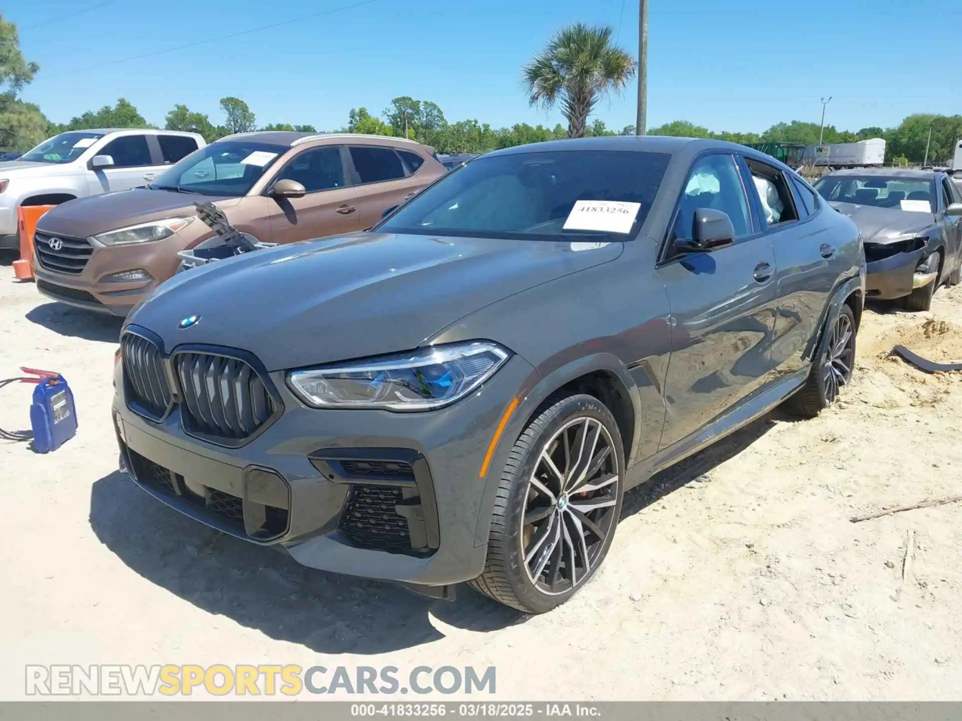 2 Photograph of a damaged car 5UXCY8C00P9P74785 BMW X6 2023