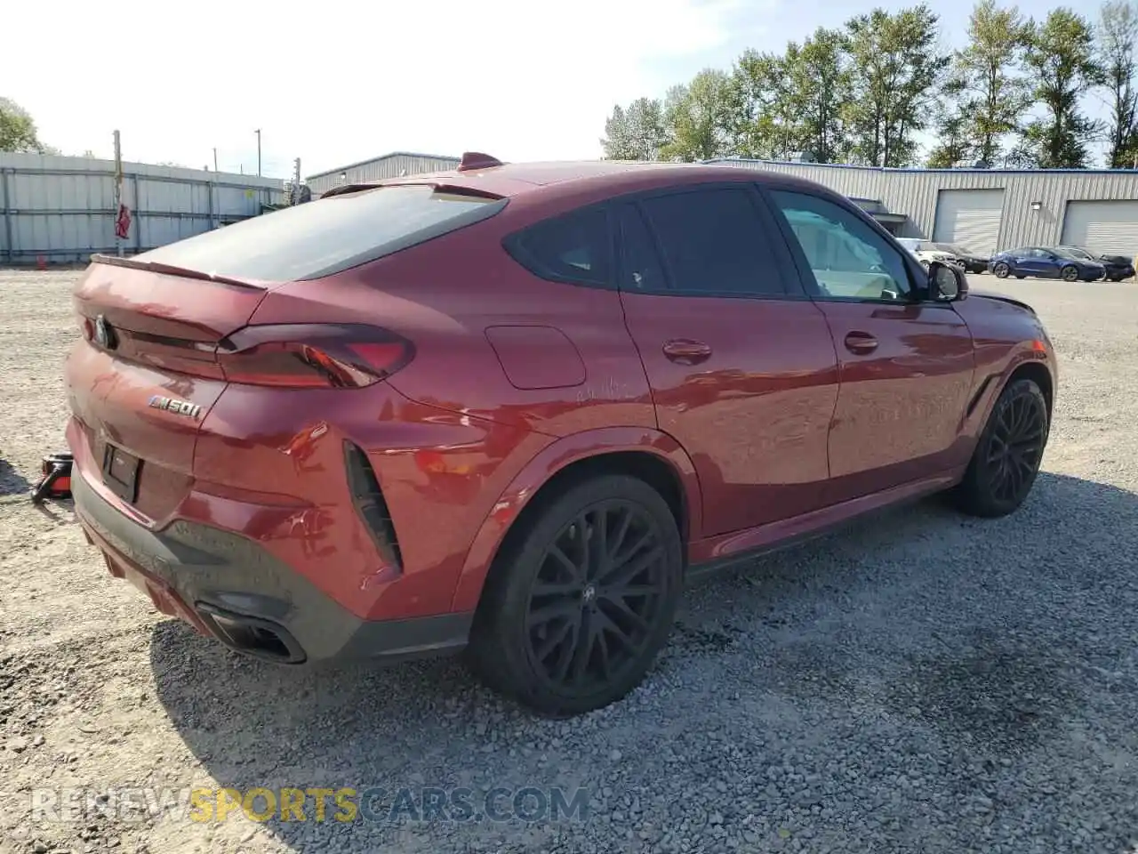 3 Photograph of a damaged car 5UXCY8C00P9R56499 BMW X6 2023