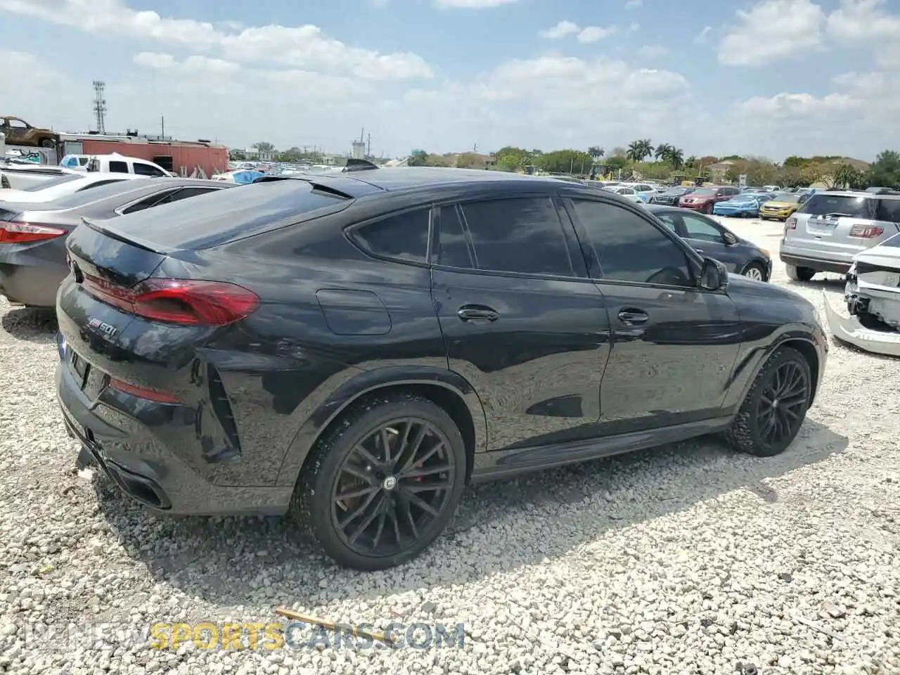3 Photograph of a damaged car 5UXCY8C02P9P48141 BMW X6 2023