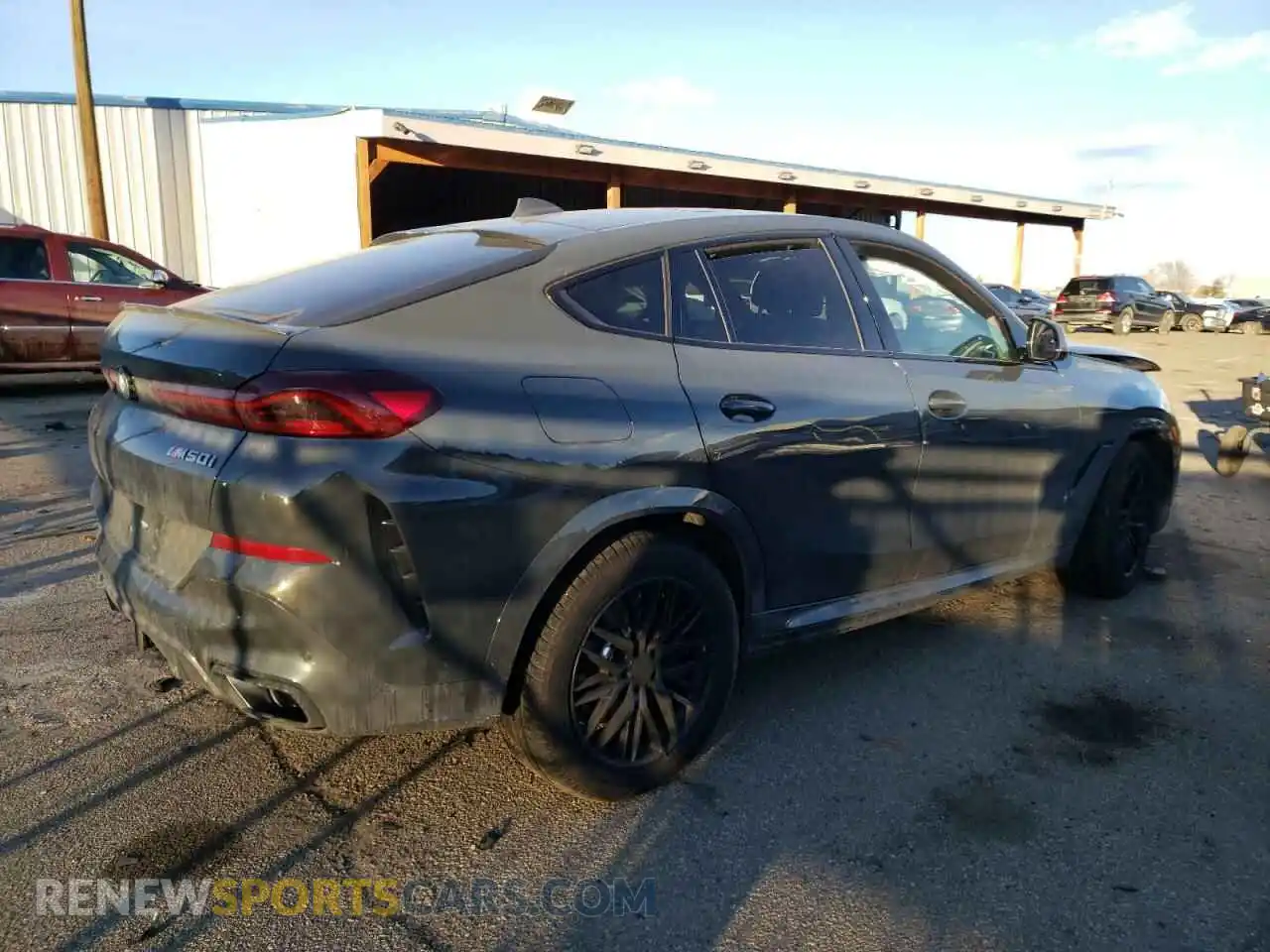 3 Photograph of a damaged car 5UXCY8C08P9R14503 BMW X6 2023