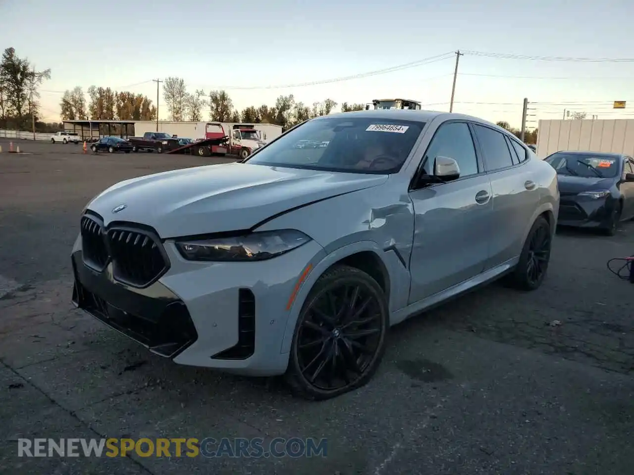 1 Photograph of a damaged car 5UX33EX02R9U54152 BMW X6 2024